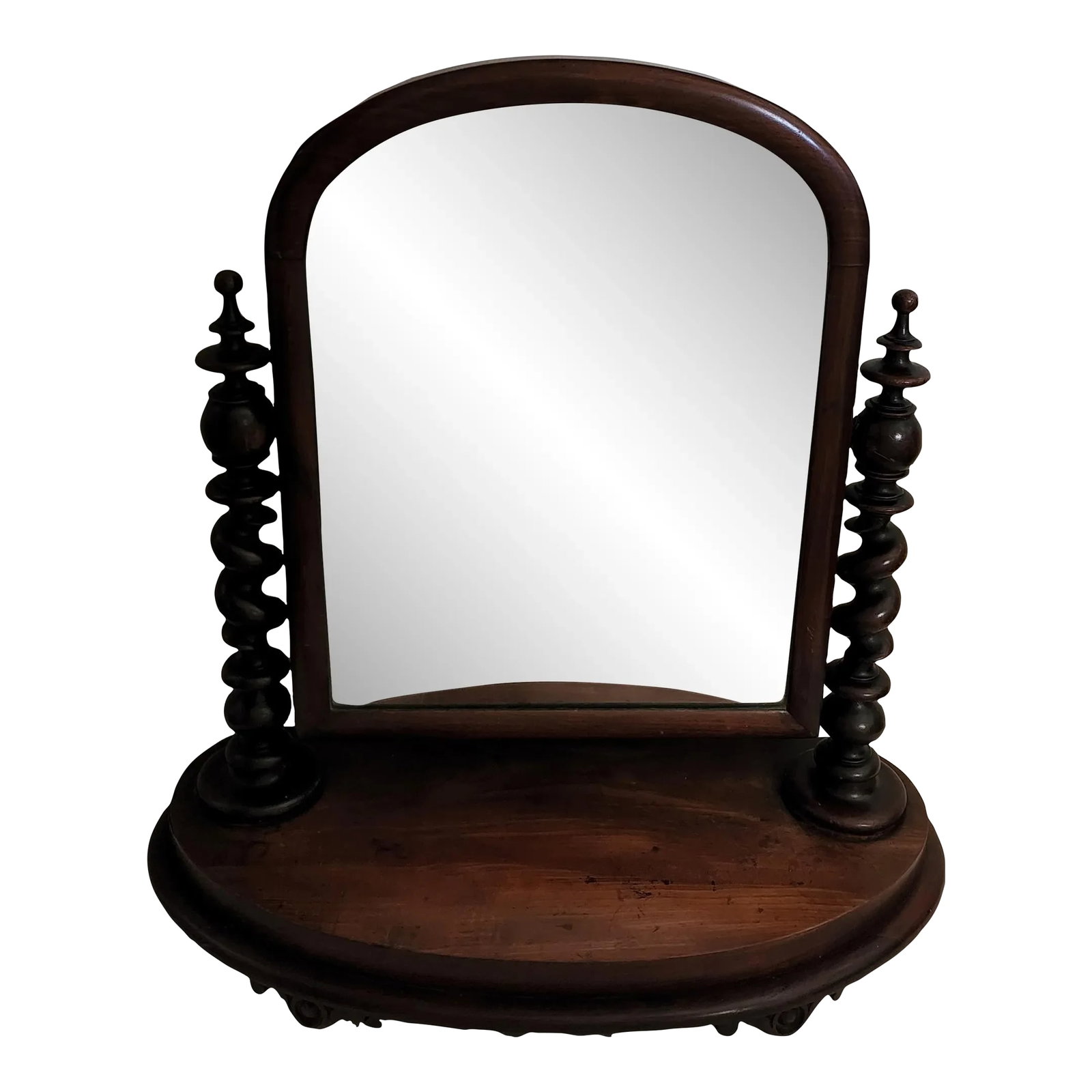 19th Century Victorian Gentleman's Shaving Mirror (1 of 11)