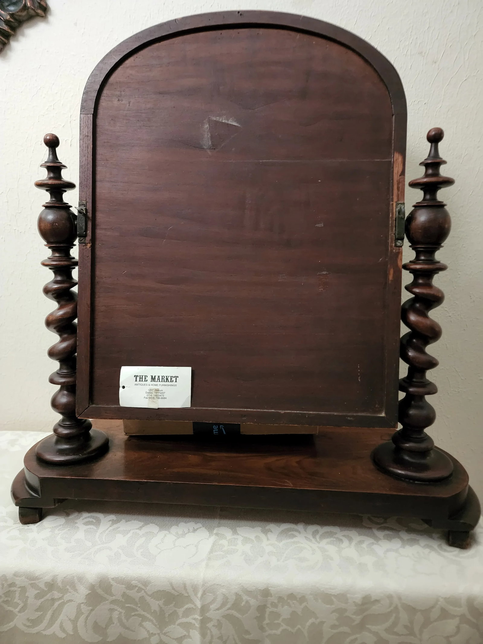 19th Century Victorian Gentleman's Shaving Mirror - 4