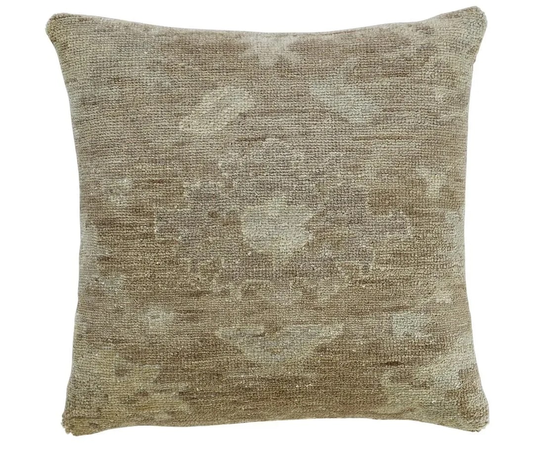Modern Decorative Golden/Coffee Throw Pillow - 4