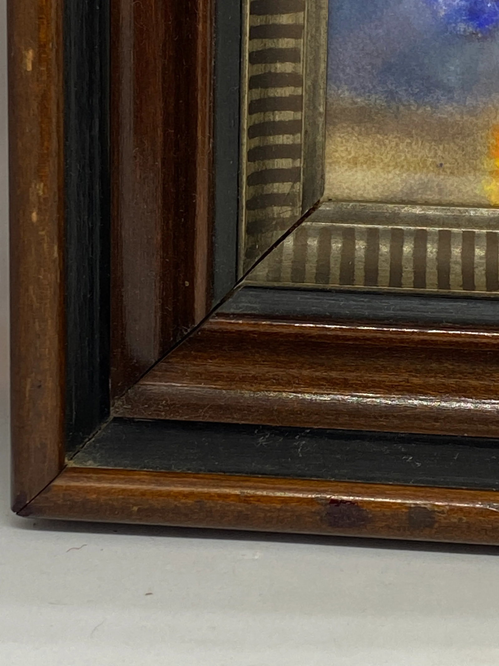 Mid 20th Century "Floral Still Life - Orange Zinnias and Daisies" Oil Painting, Framed - 10