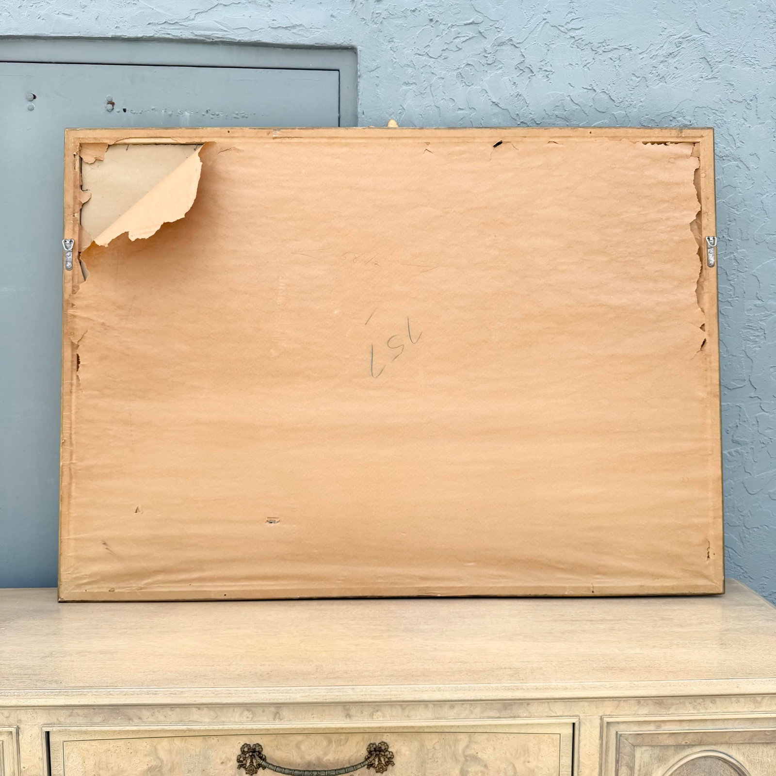 Vintage Rococo Style Gold Wooden Mirror - 10