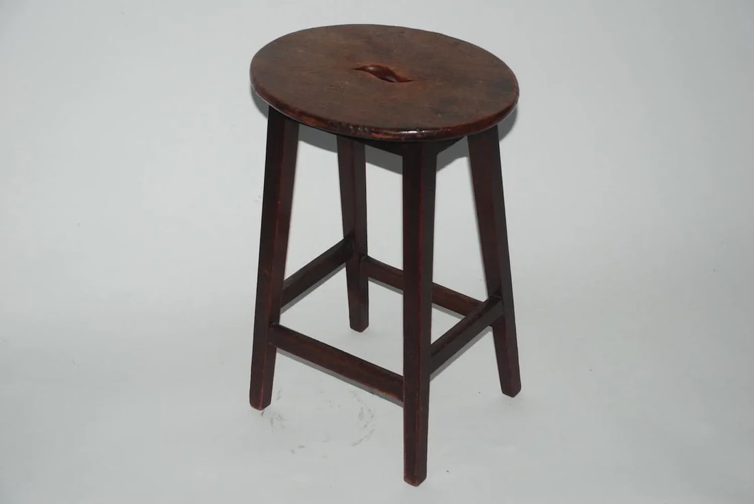 Victorian Mahogany Stool - 2