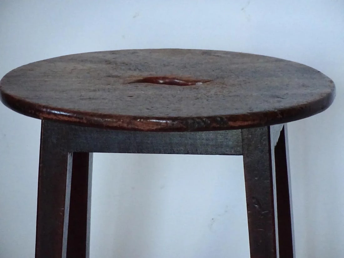 Victorian Mahogany Stool - 4