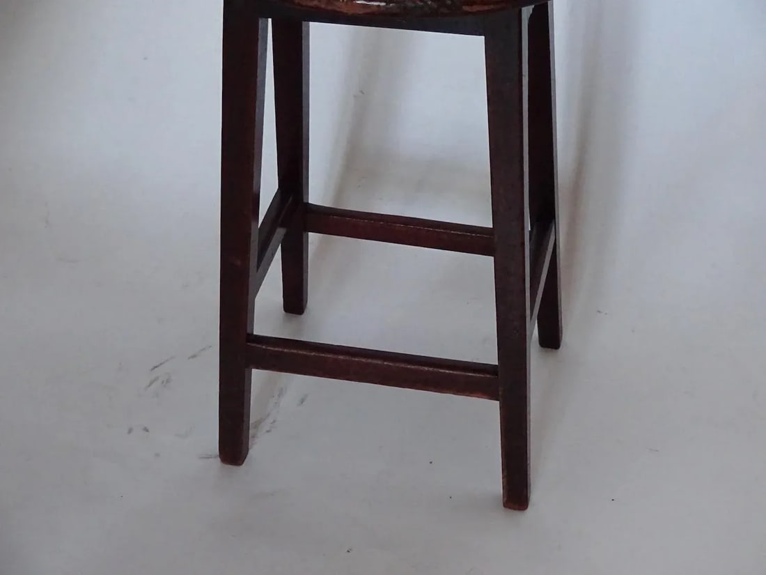 Victorian Mahogany Stool - 5