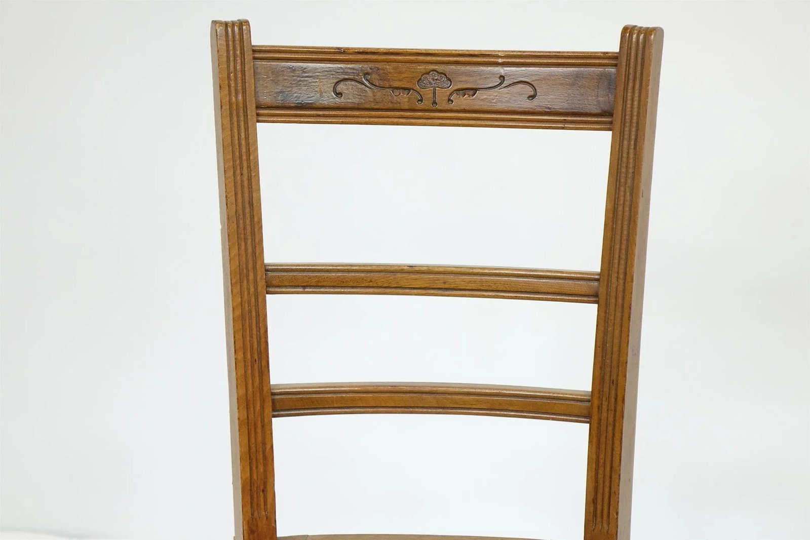 Vintage Chairs With Woodwork - a Pair - 3