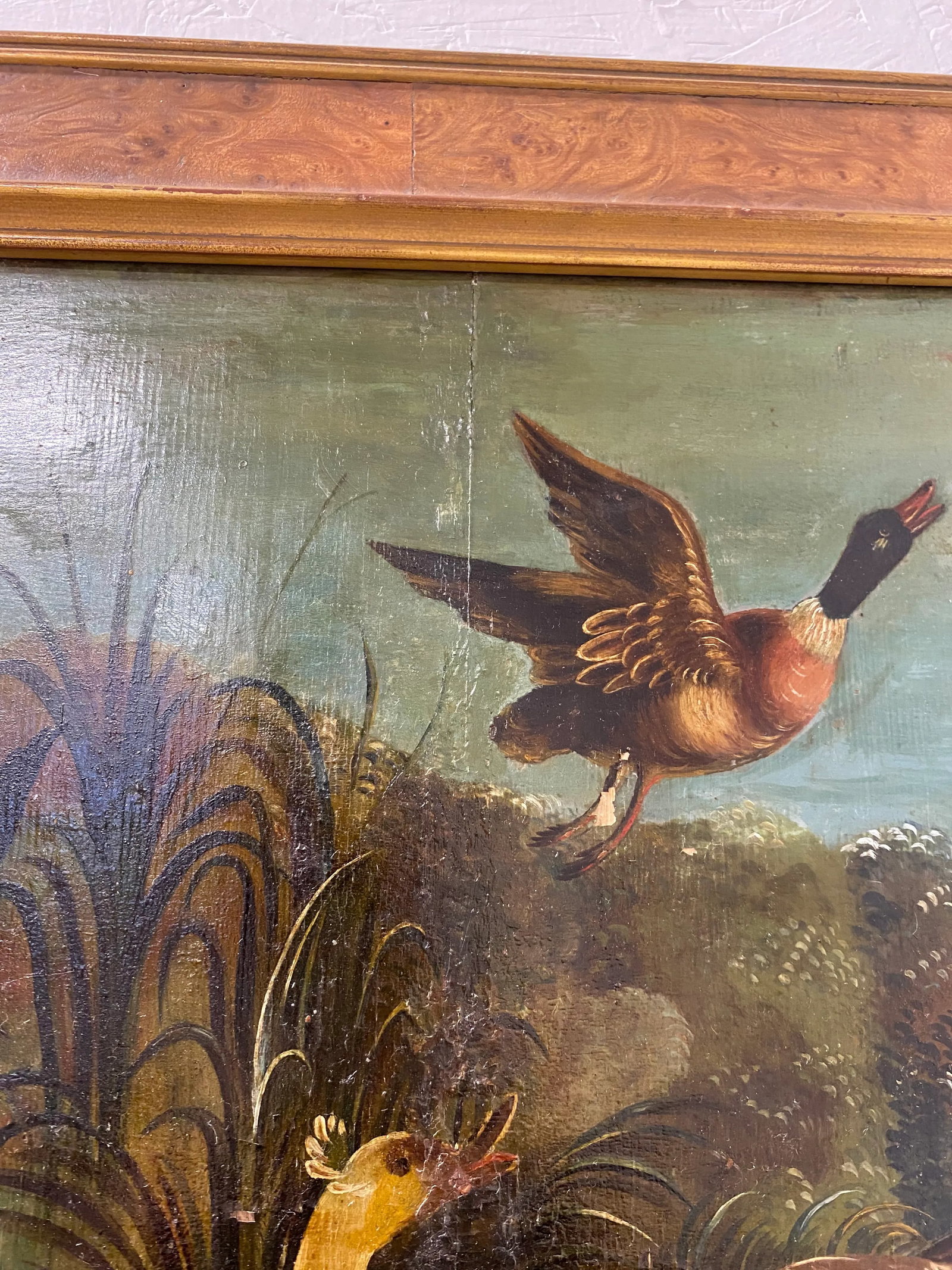 19th Century Dutch School Landscape Painting of Ducks After Melchior D'Hondecoeter - 6