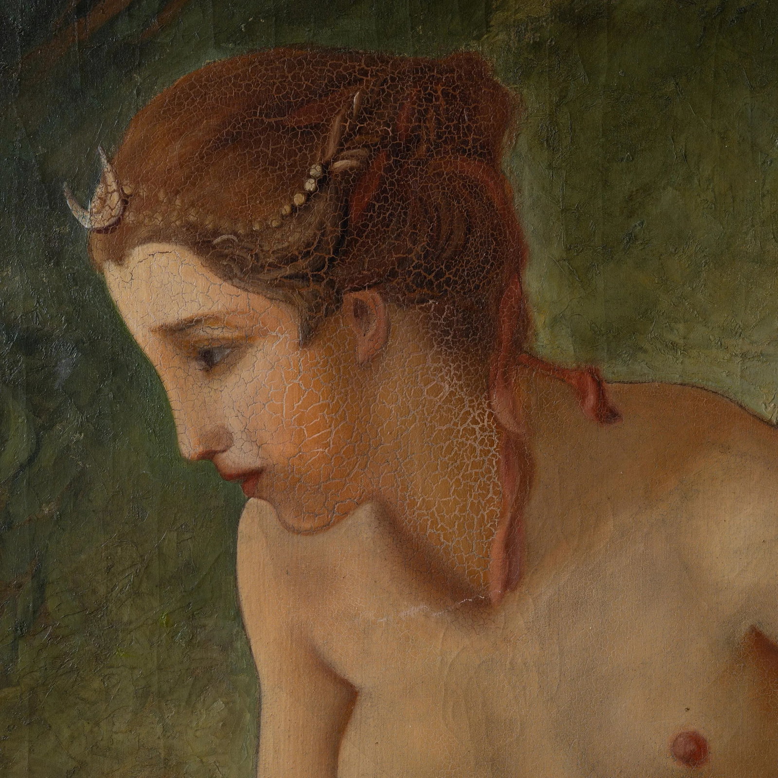 Diana Bathing, After Boucher Oil on Canvas, 19th Century - 6