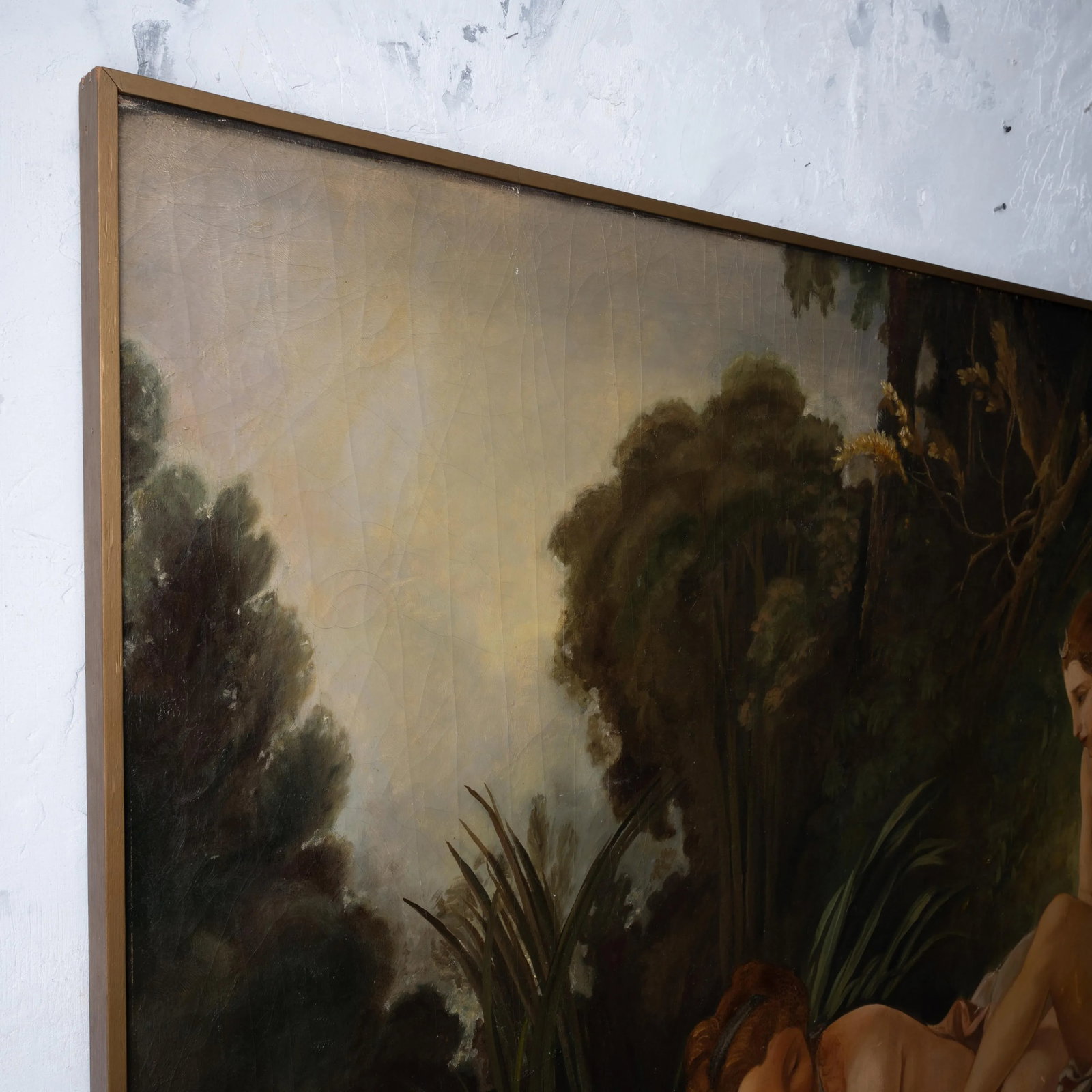 Diana Bathing, After Boucher Oil on Canvas, 19th Century - 9