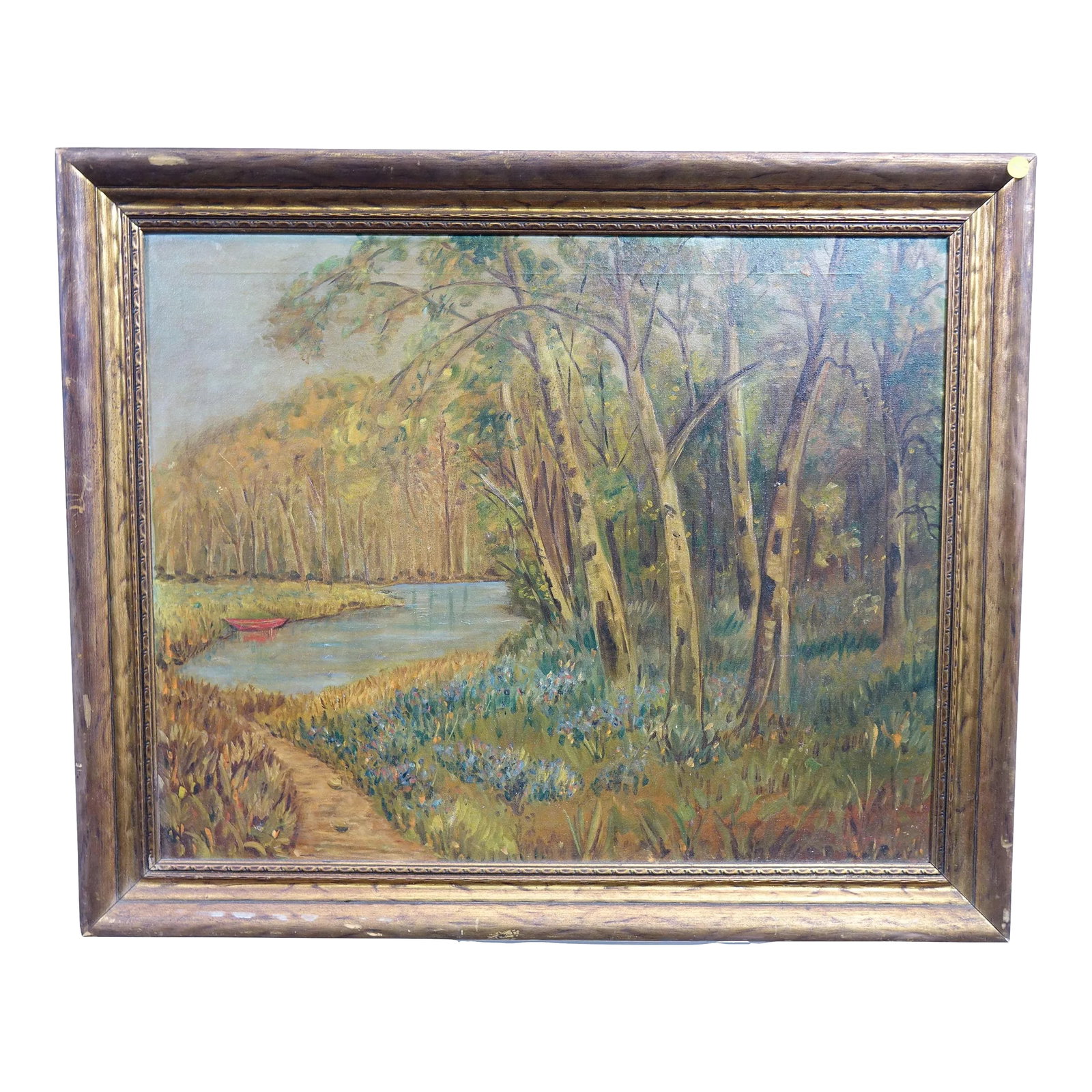 Whispers of the Nature - Early 20th Century Oil on Canvas, Framed (1 of 4)