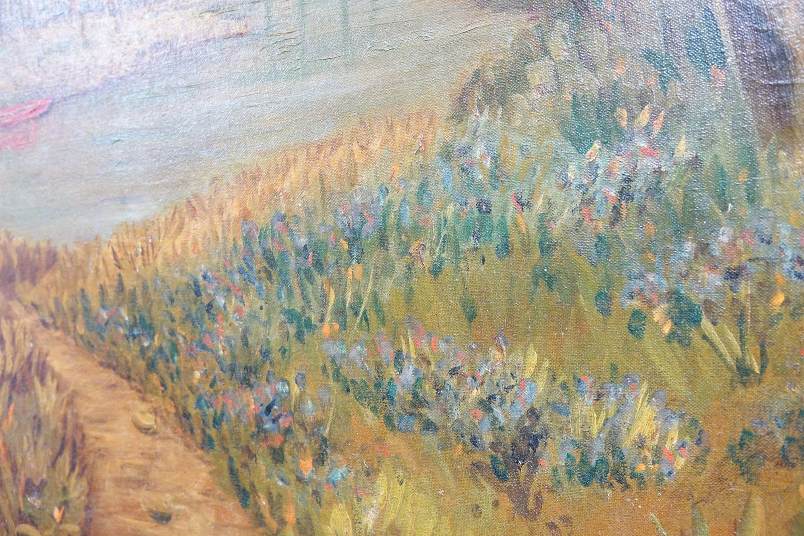 Whispers of the Nature - Early 20th Century Oil on Canvas, Framed - 2