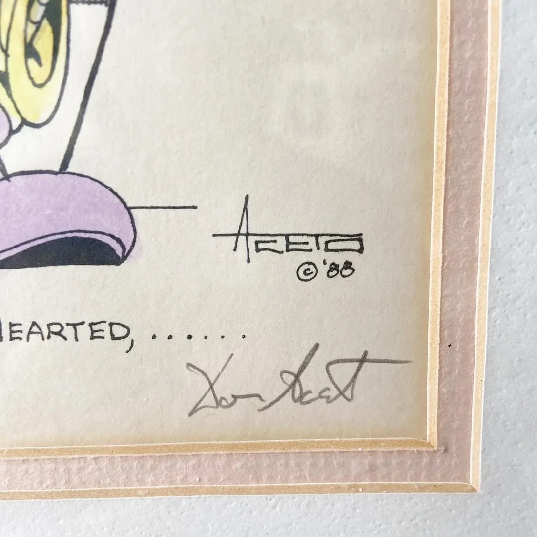 Framed and Singed Print "Broken Hearted" by Don Aceto - 3