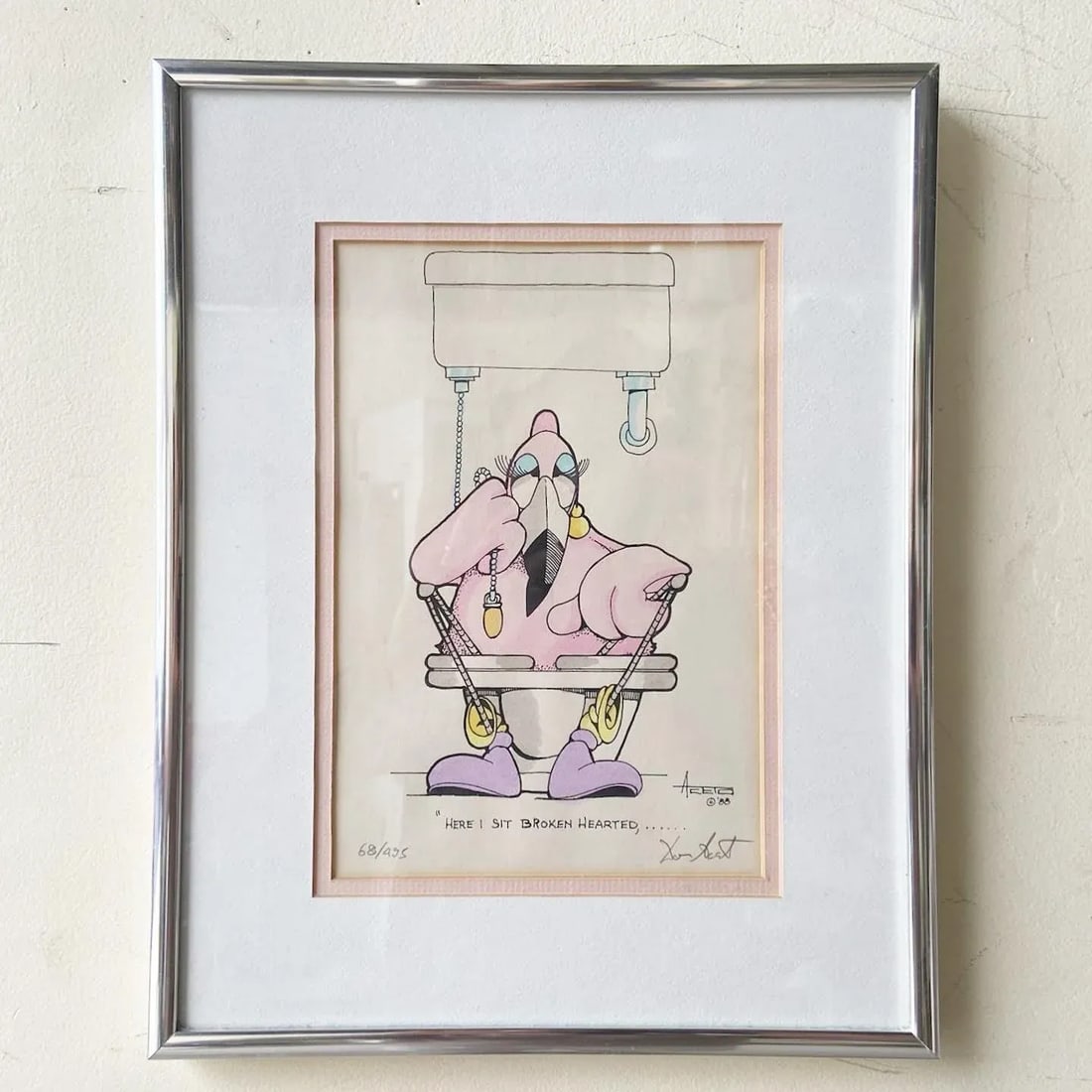 Framed and Singed Print "Broken Hearted" by Don Aceto - 7