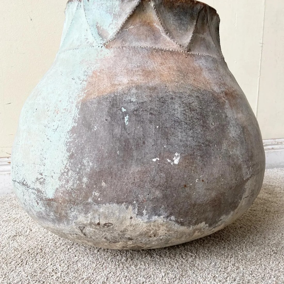 Vintage Colombian Hand Made Clay Water Jug/Container - 5
