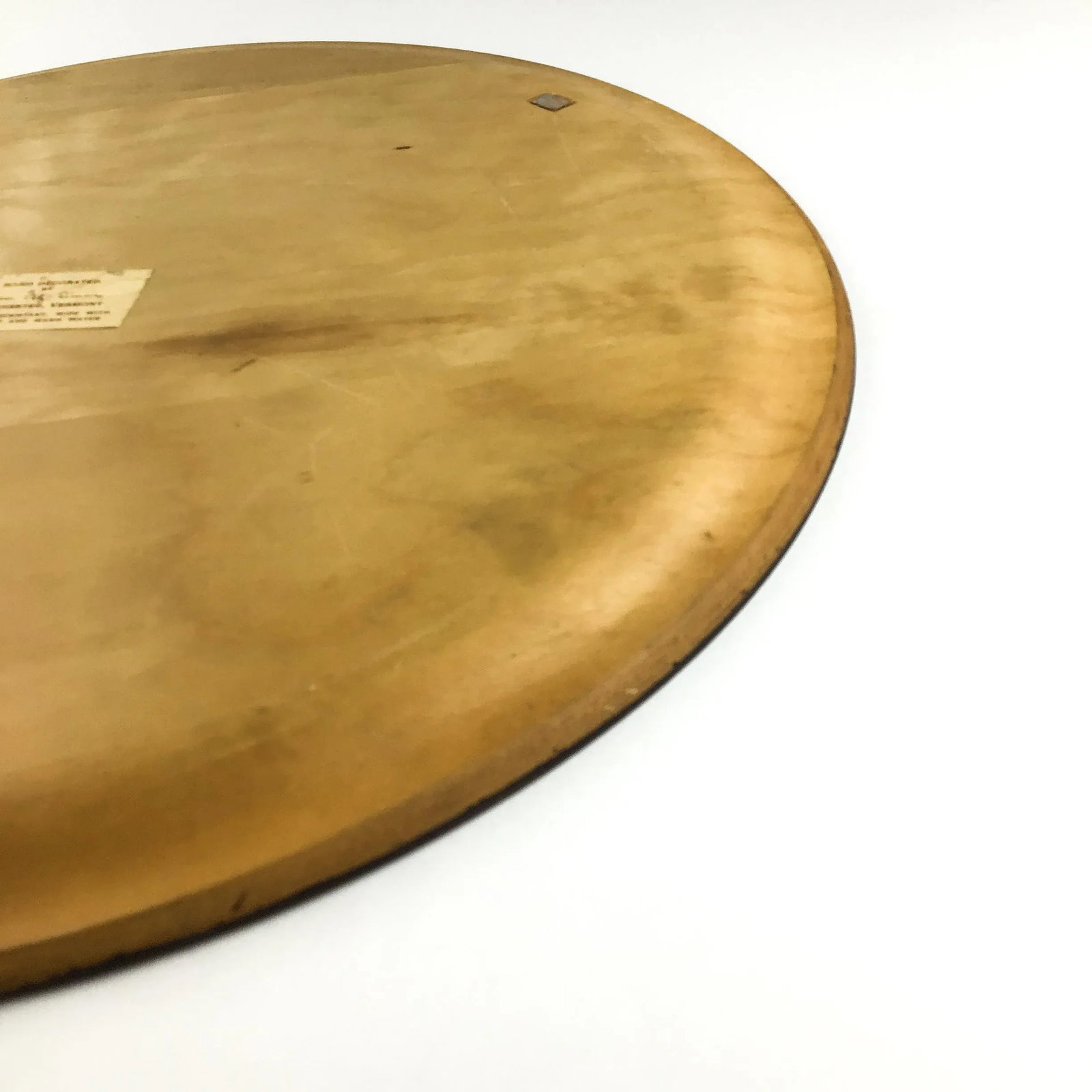 Large Hand Painted Vermont Artisan Wood Platter - 8
