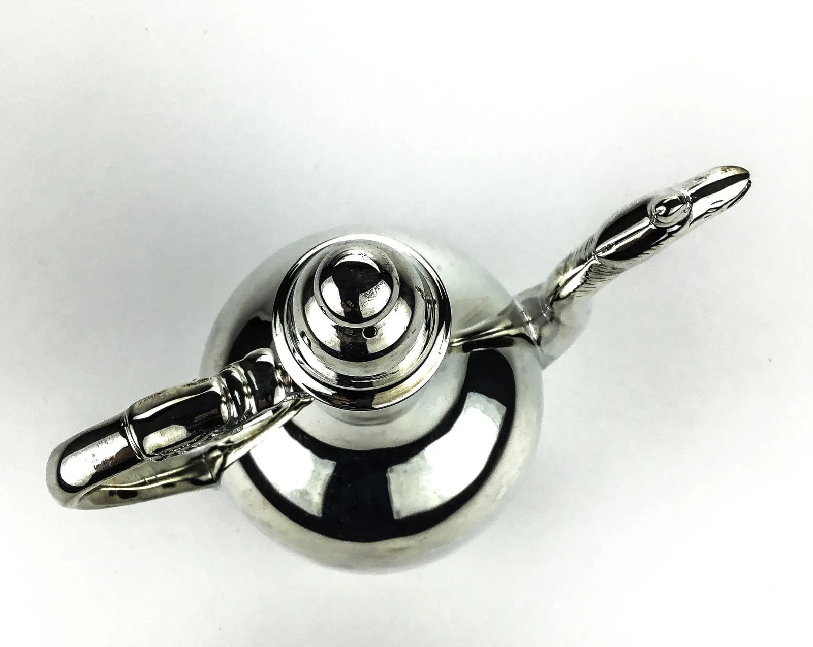 Silverplated Dragon Wine Vinegar Tea Decanter - 4