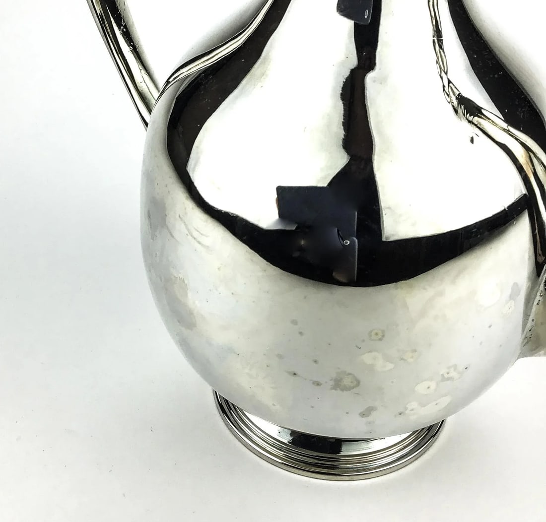 Silverplated Dragon Wine Vinegar Tea Decanter - 6