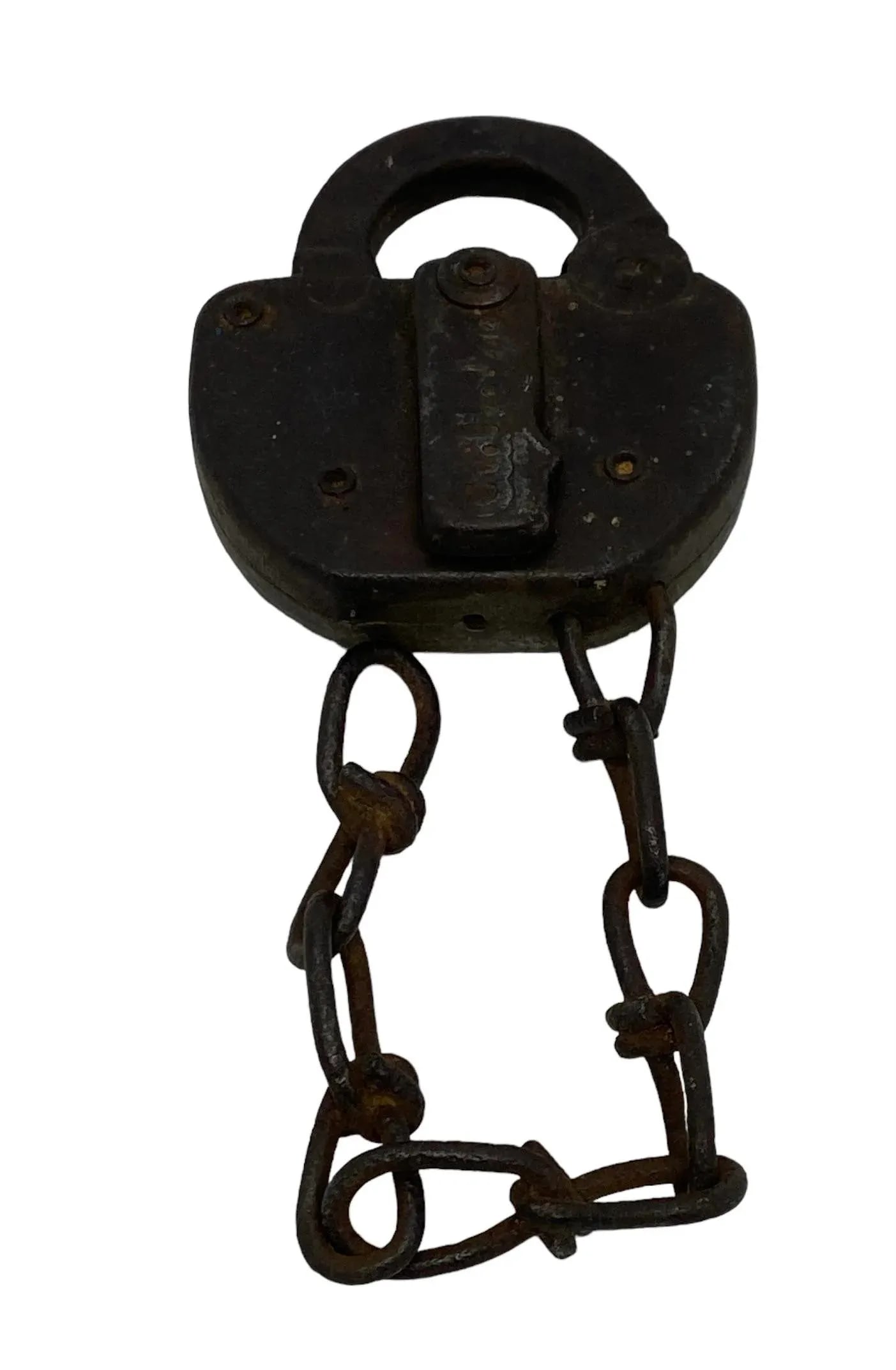 Late 19th Century Nashville, Chattanooga, and St. Louis Railway (NC&Stl) Cast Iron Heart Shaped "Old - 2
