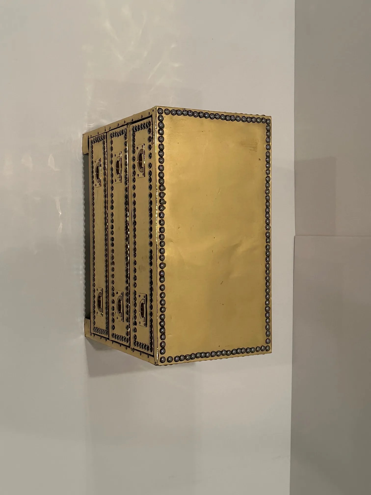 Brass 3 Drawer Treasure Chest by Sarreid - 3