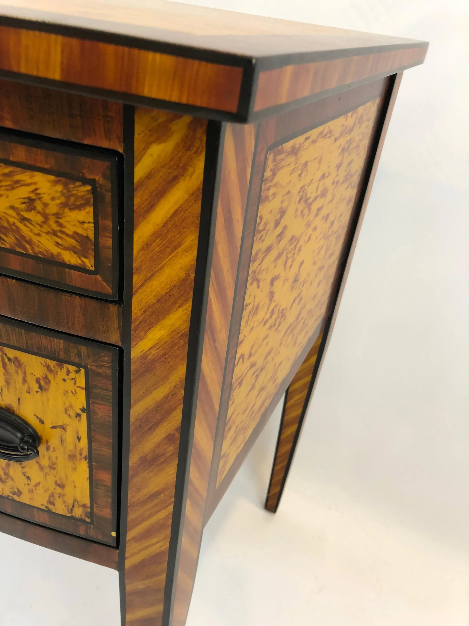1980s Traditional Harden Furniture Painted Lowboy Chest - 3