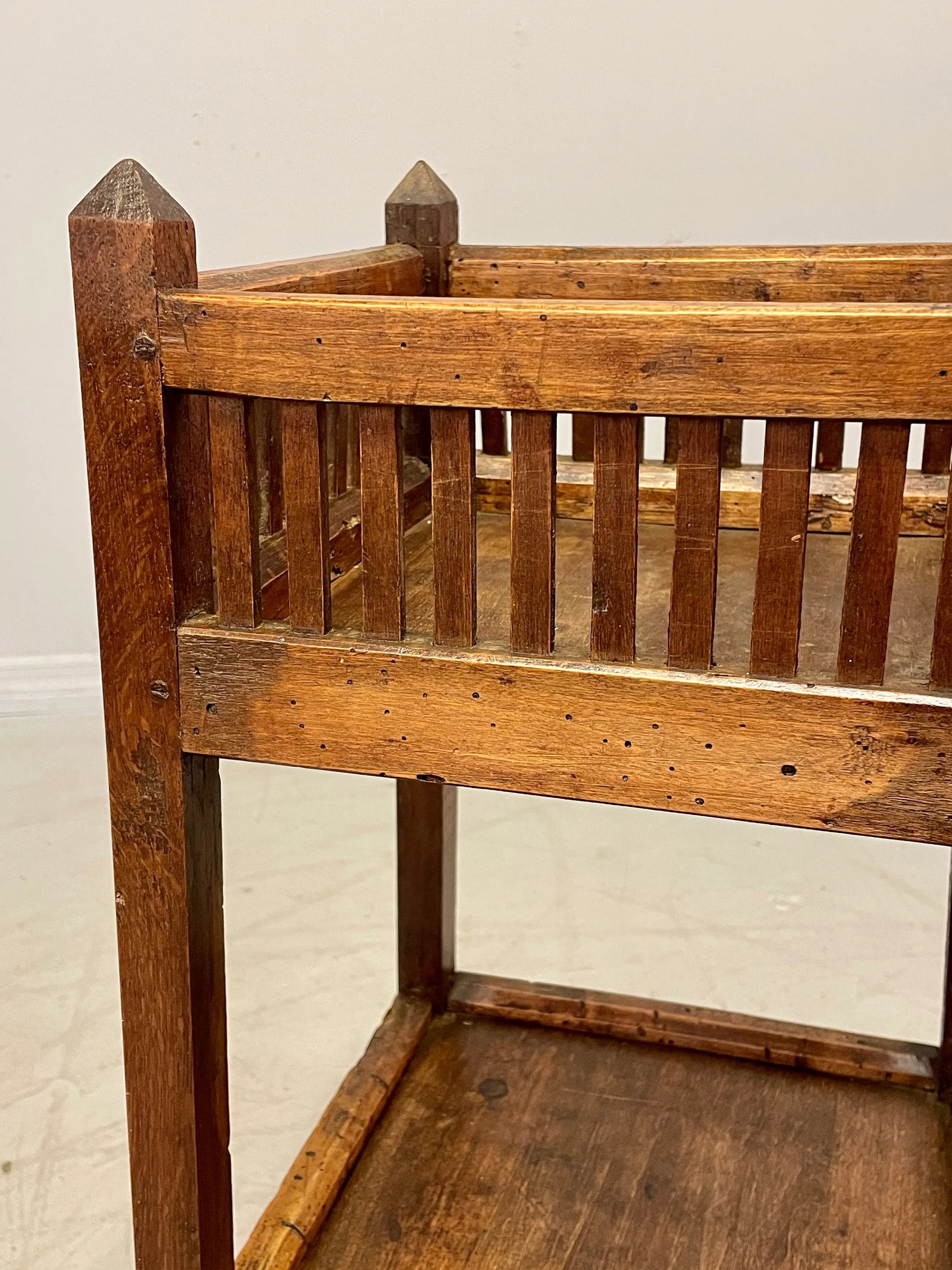 19th Century French Provincial Two Tiers Side Table - 4