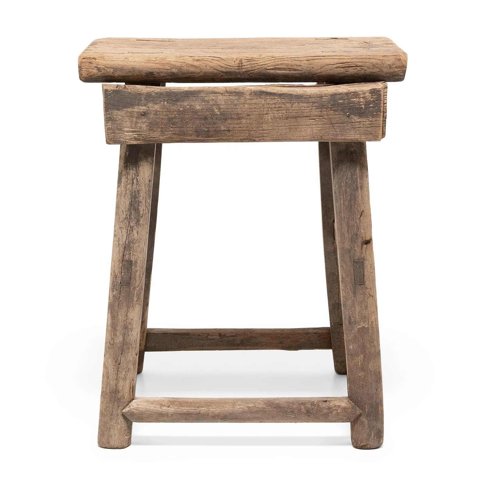 Chinese Tapered Courtyard Stool, Century 1900 - 2