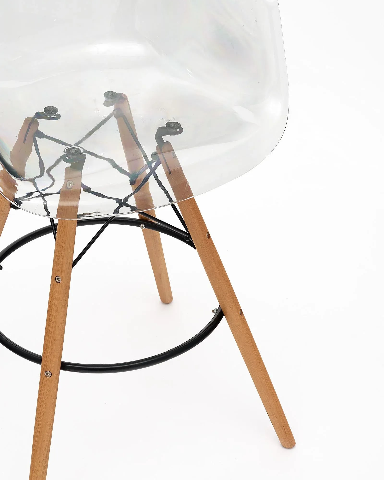 French Lucite Bar Stools - 4