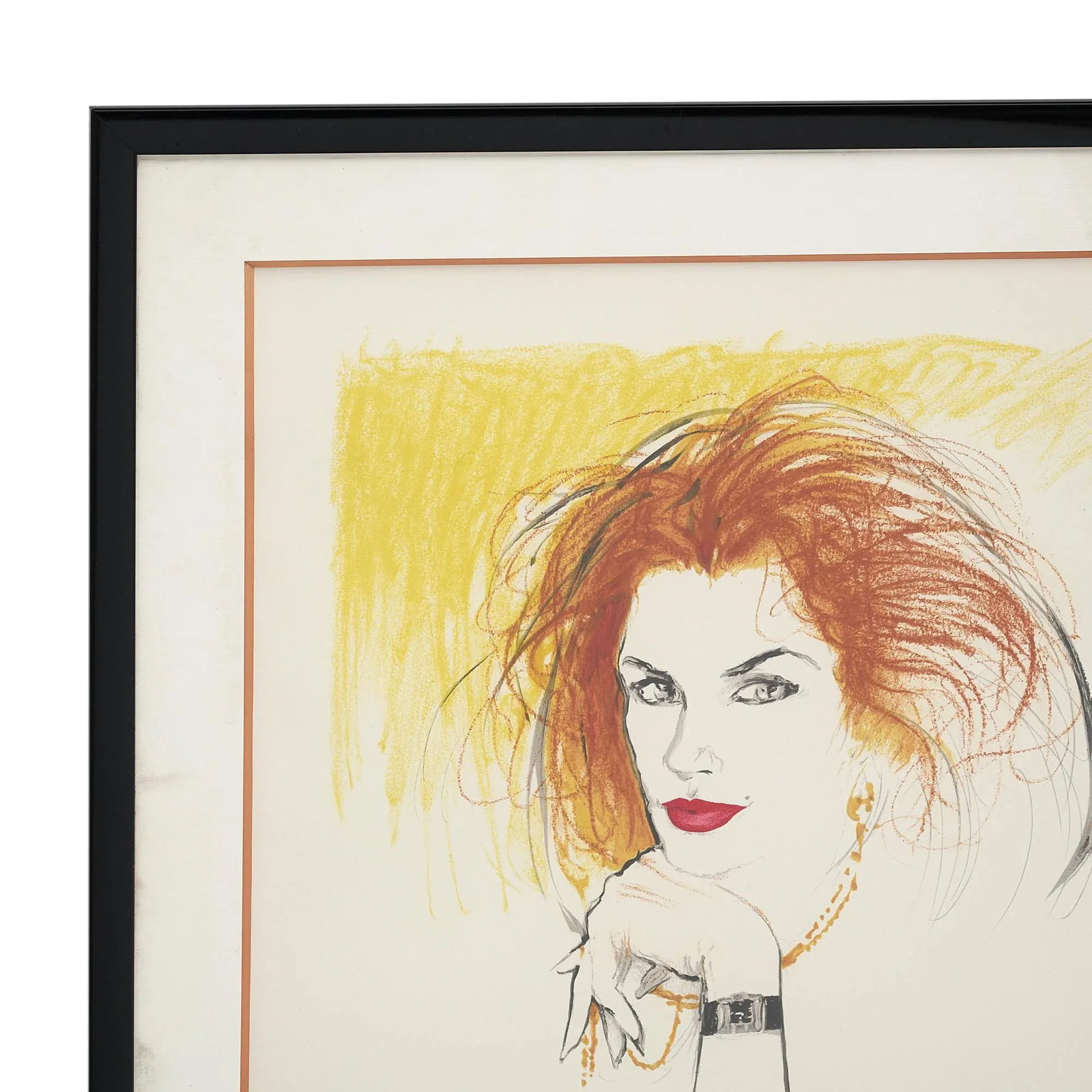 Cindy Crawford by Rene Gruau Lithograph - 6