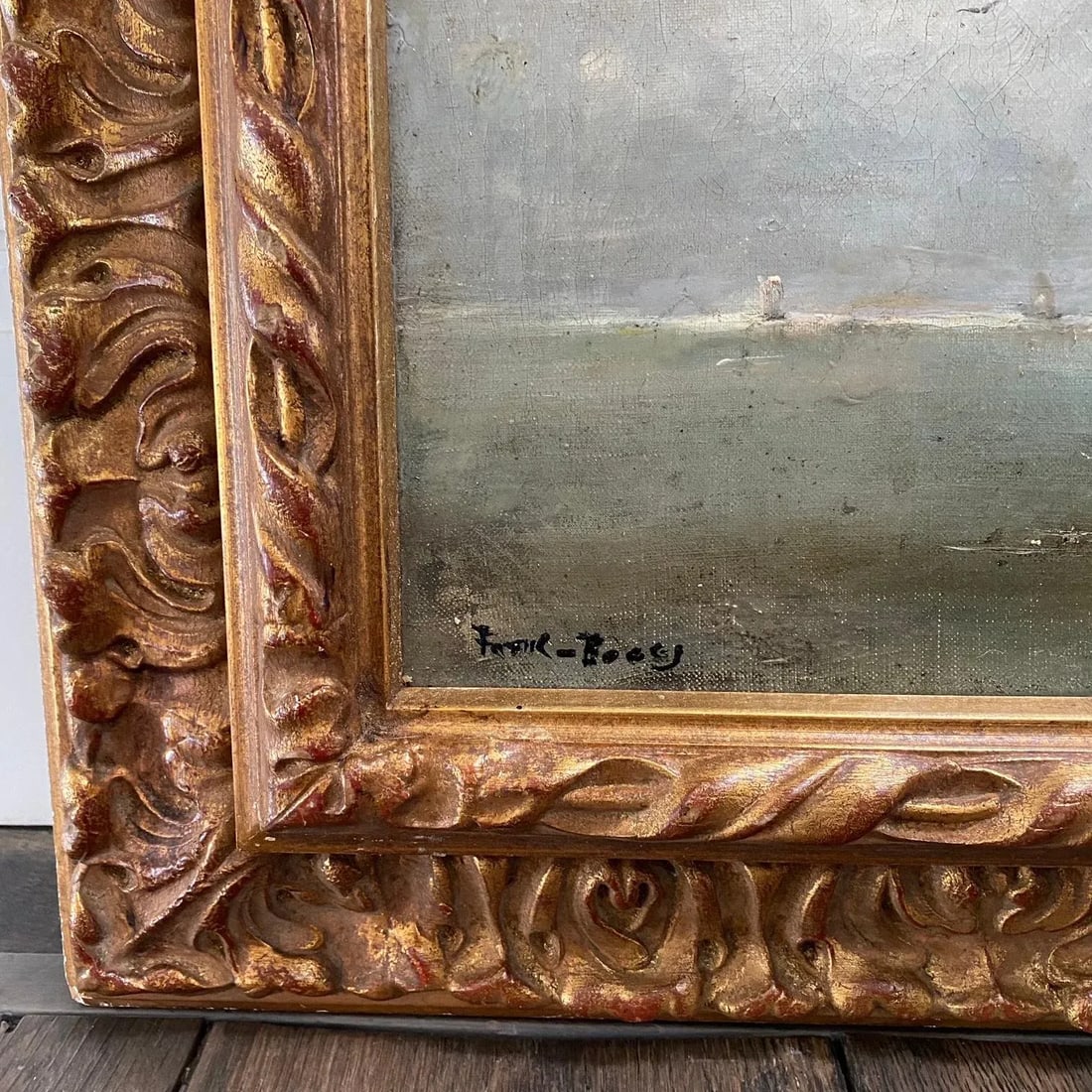 Impressionist Oil Painting by Listed Artist Frank Myers Boggs - 10