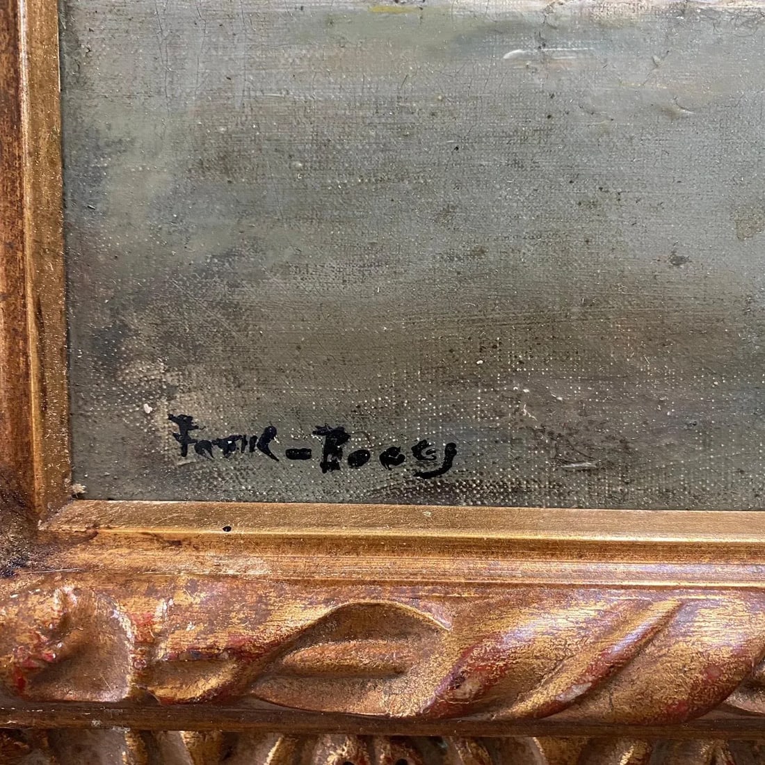 Impressionist Oil Painting by Listed Artist Frank Myers Boggs - 4