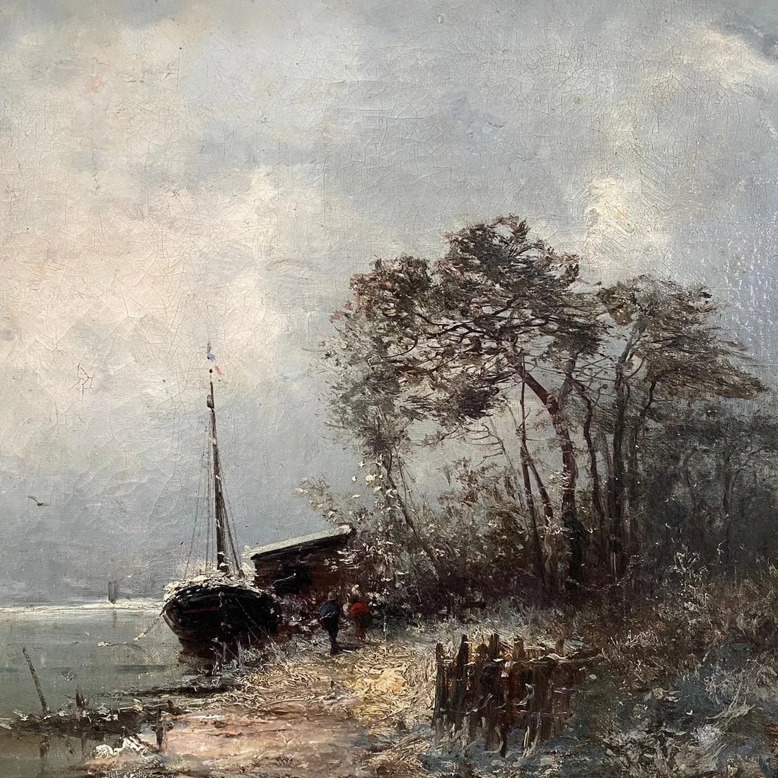 Impressionist Oil Painting by Listed Artist Frank Myers Boggs - 6
