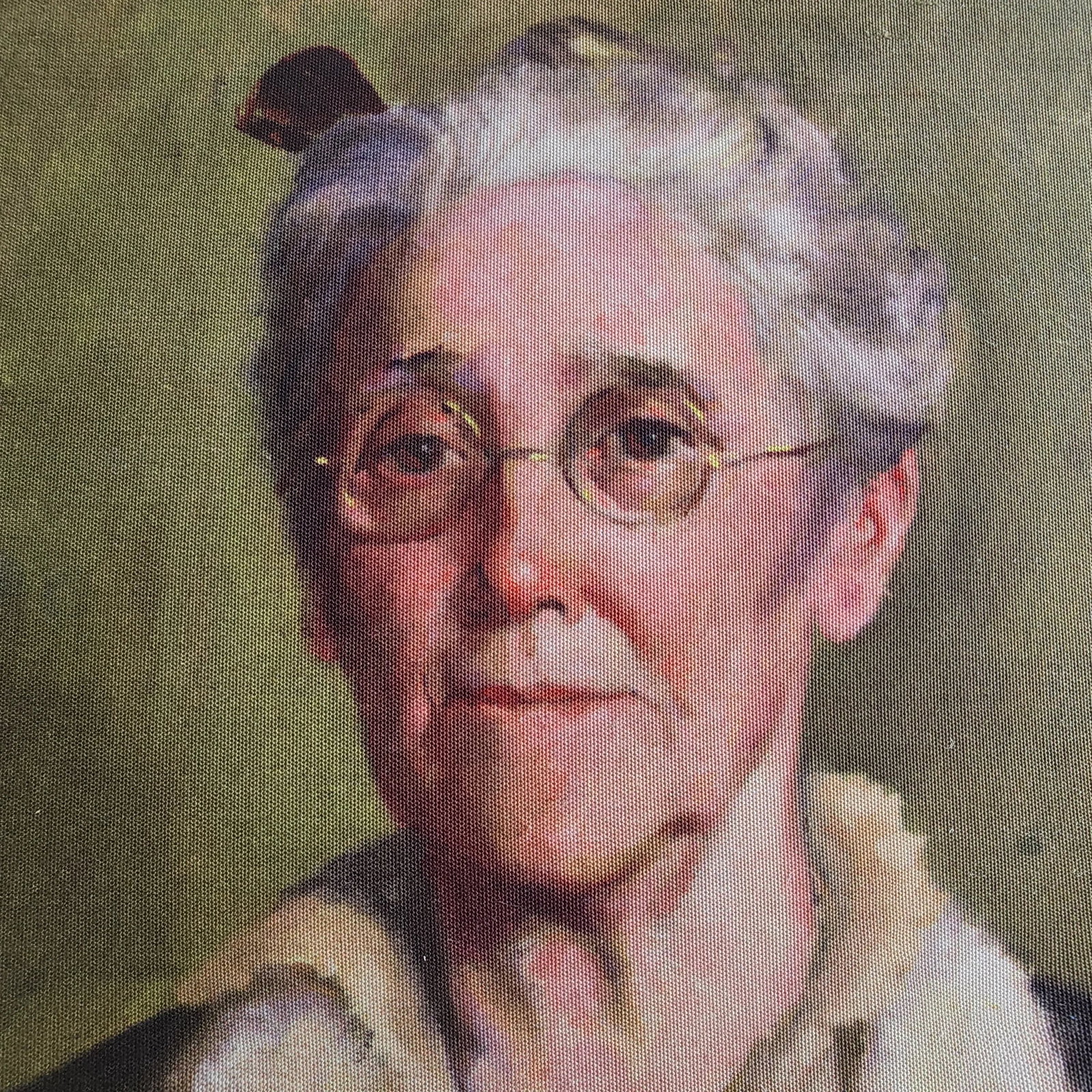 Mid 20th Century Woman's Portrait Print on Canvas - 2