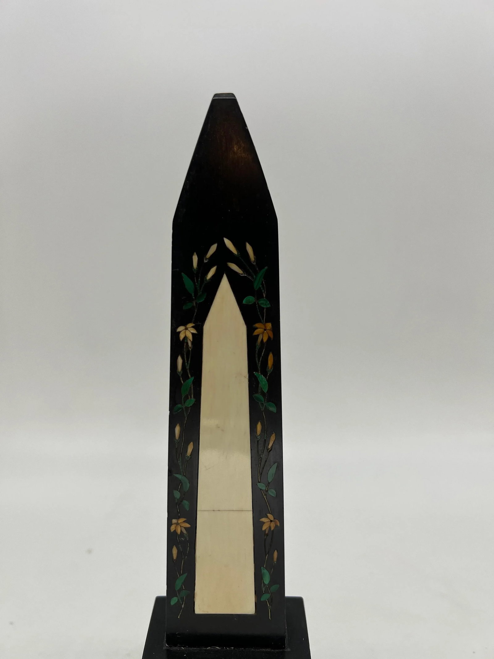 Grand Tour Era, Mixed Specimen Marble & Gemstone Obelisk - 7