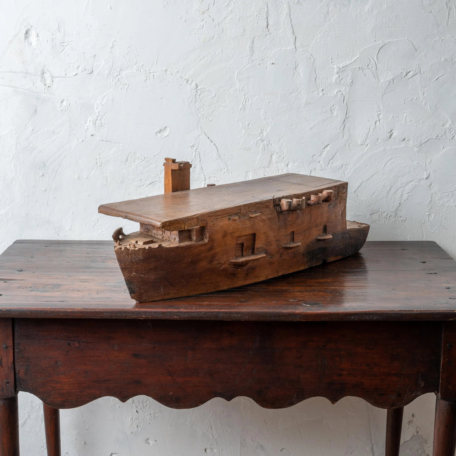 Wwii Sailor Carved Escort Carrier - 5