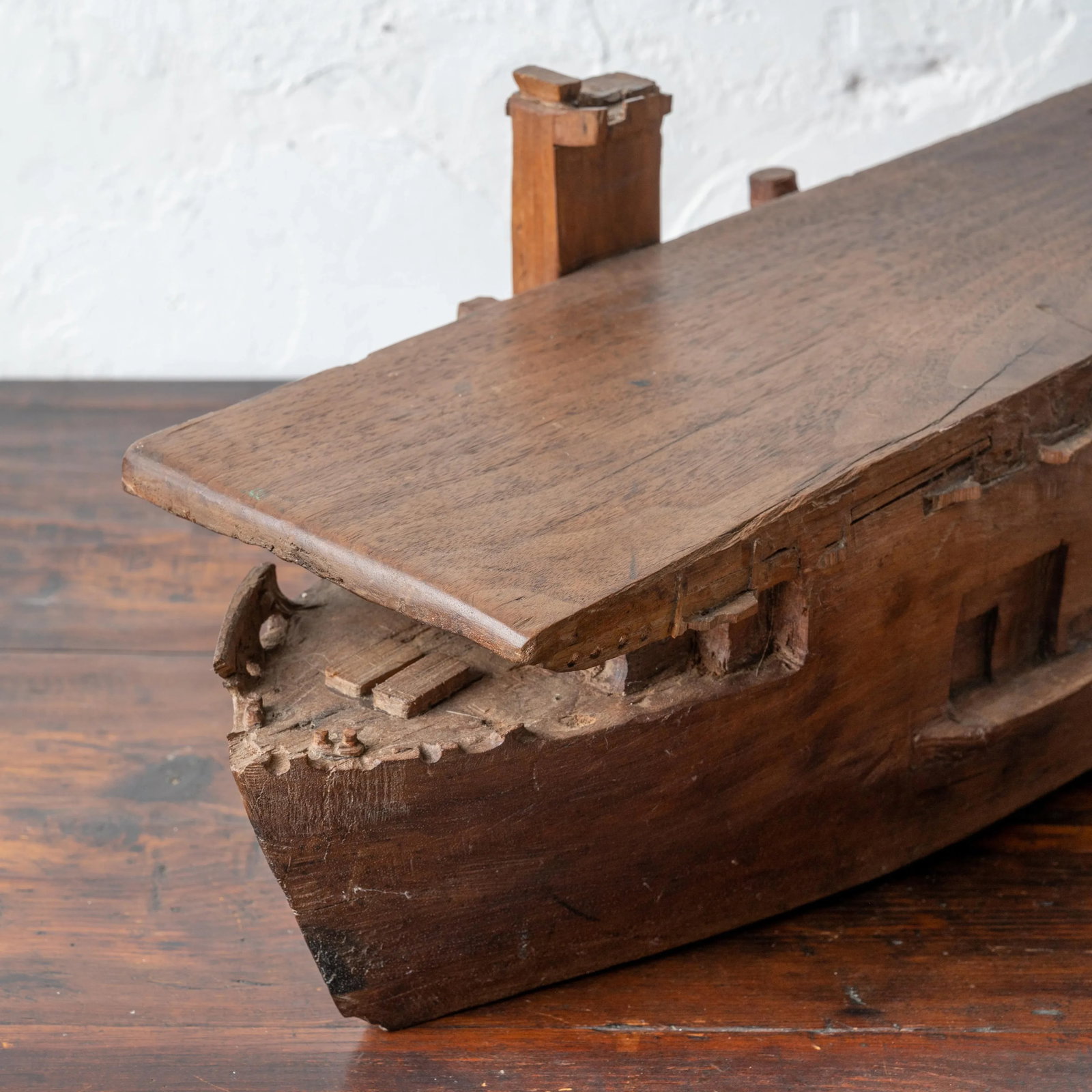 Wwii Sailor Carved Escort Carrier - 6