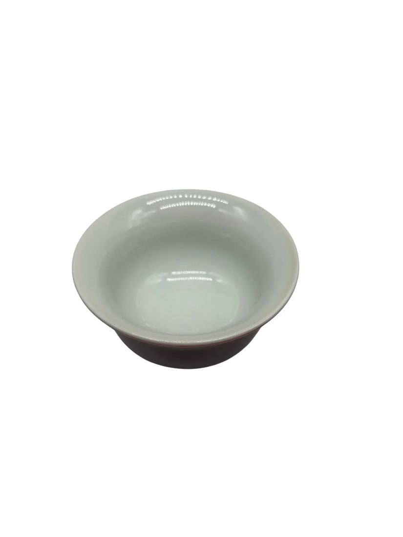 Chinese Scholar Object Oxblood Porcelain Bowl - Kangxi Mark - 2