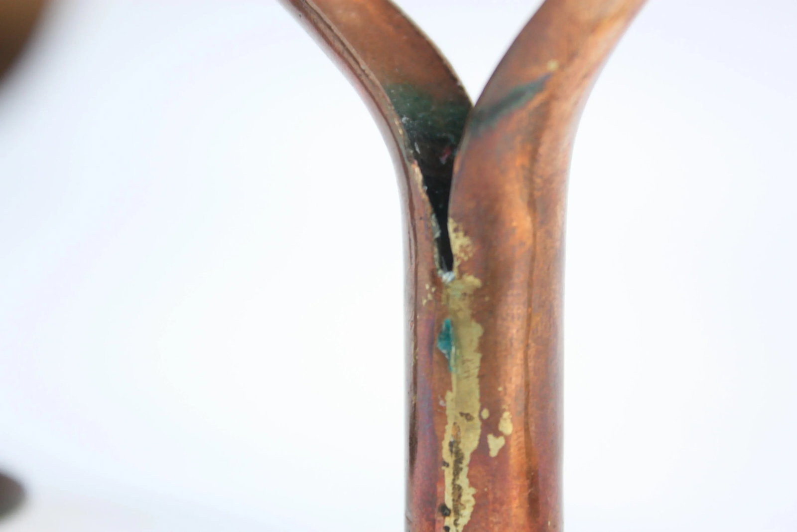 Set of Four Small Copper Ystad Candleholders - 11