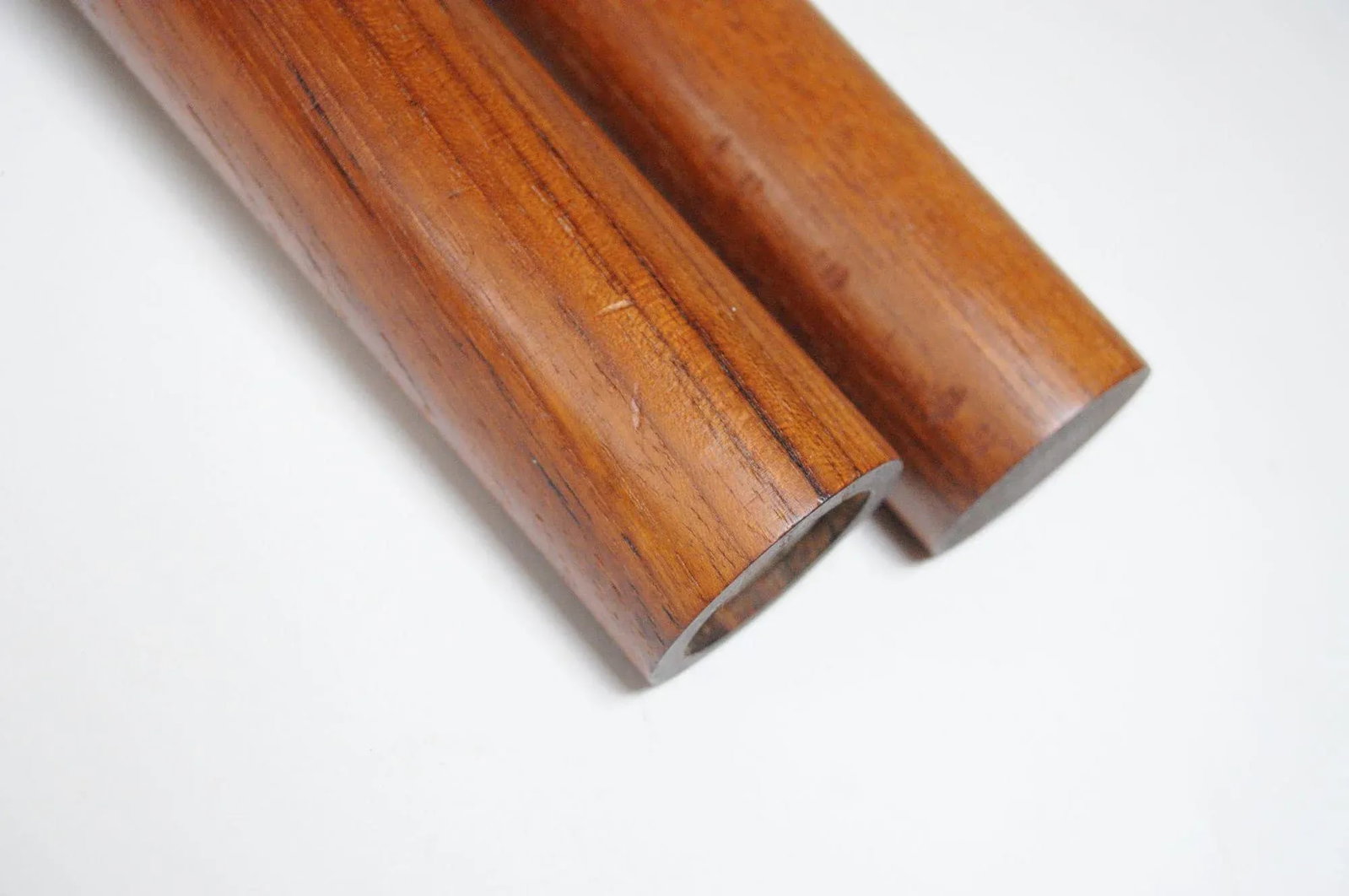 Sculptural Danish Modern Teakwood Salt Shaker and Pepper Grinder Set - 9