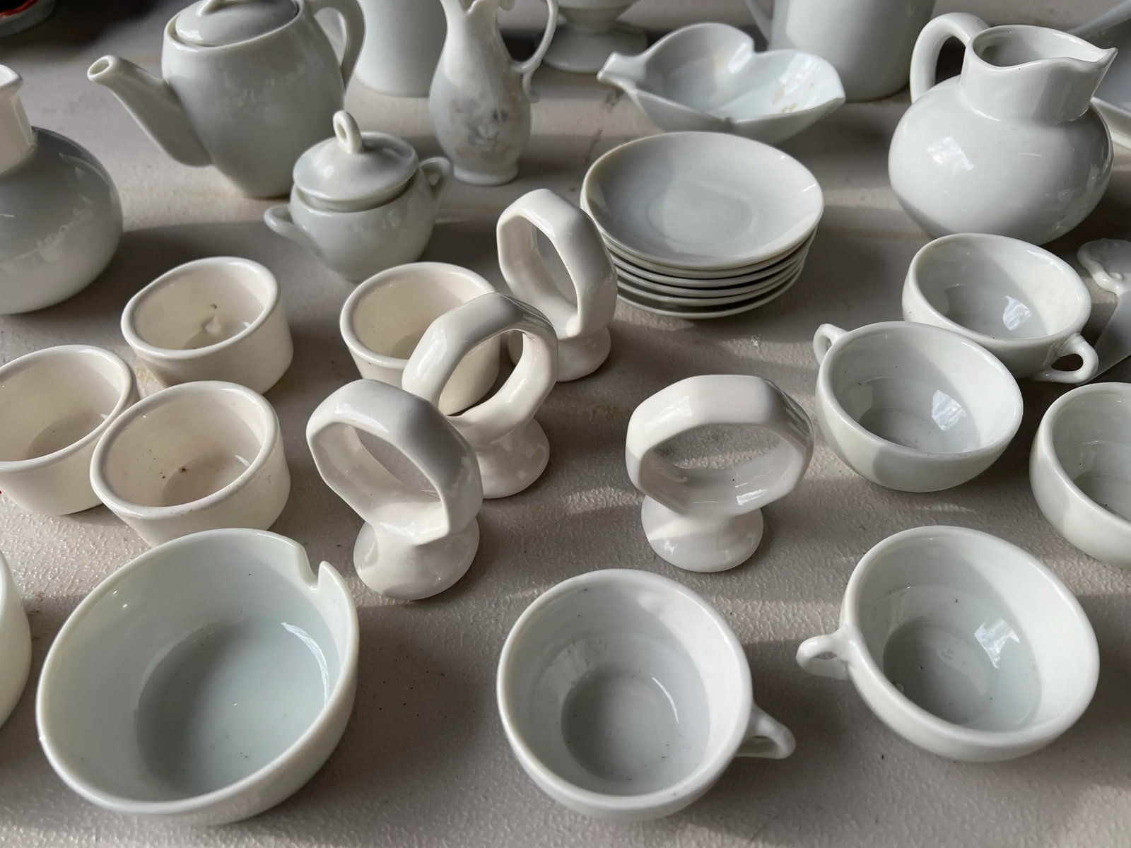 Large 1970s Collection of Japan White Pieces- 46 Pieces - 10