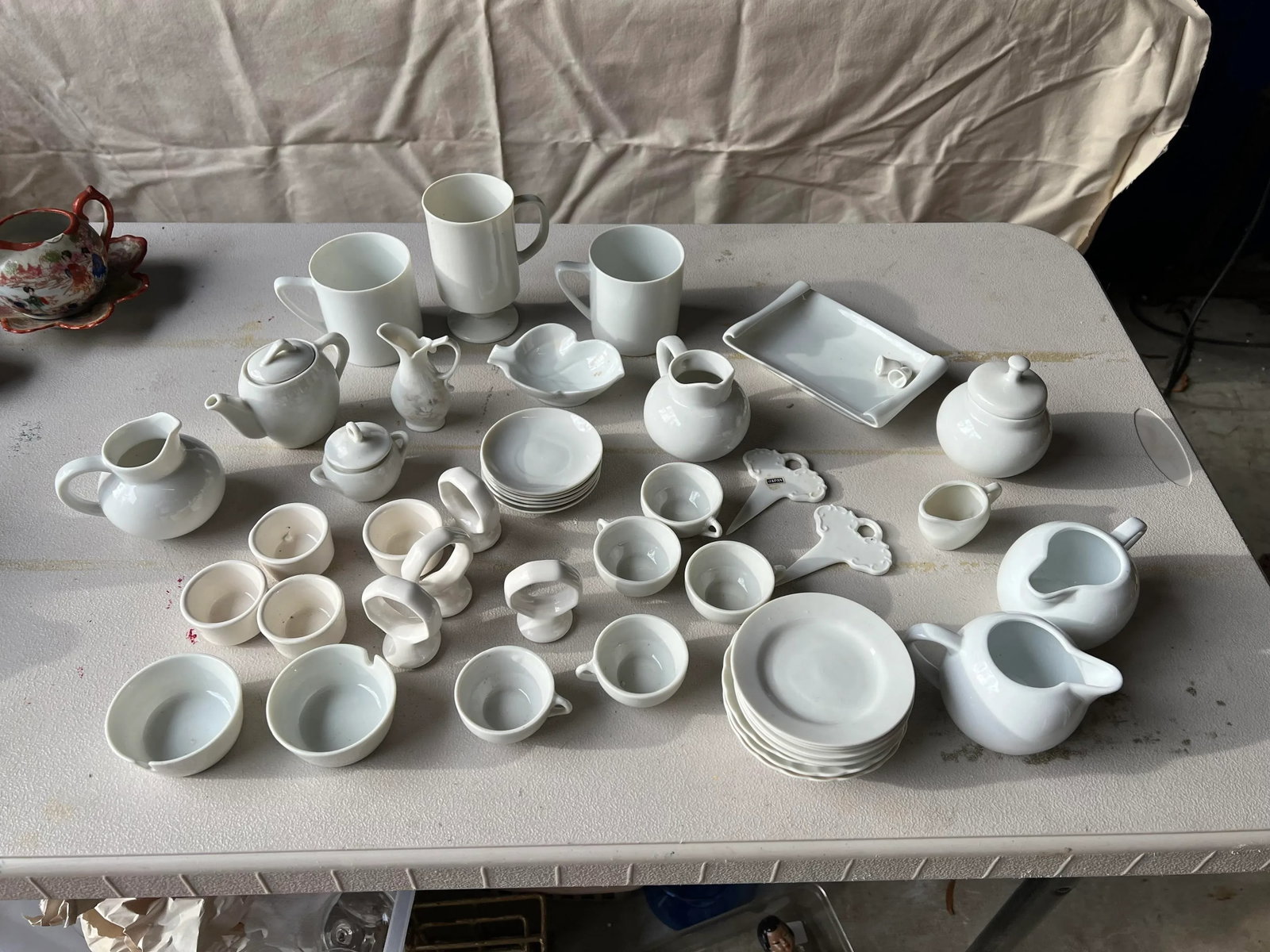 Large 1970s Collection of Japan White Pieces- 46 Pieces - 12