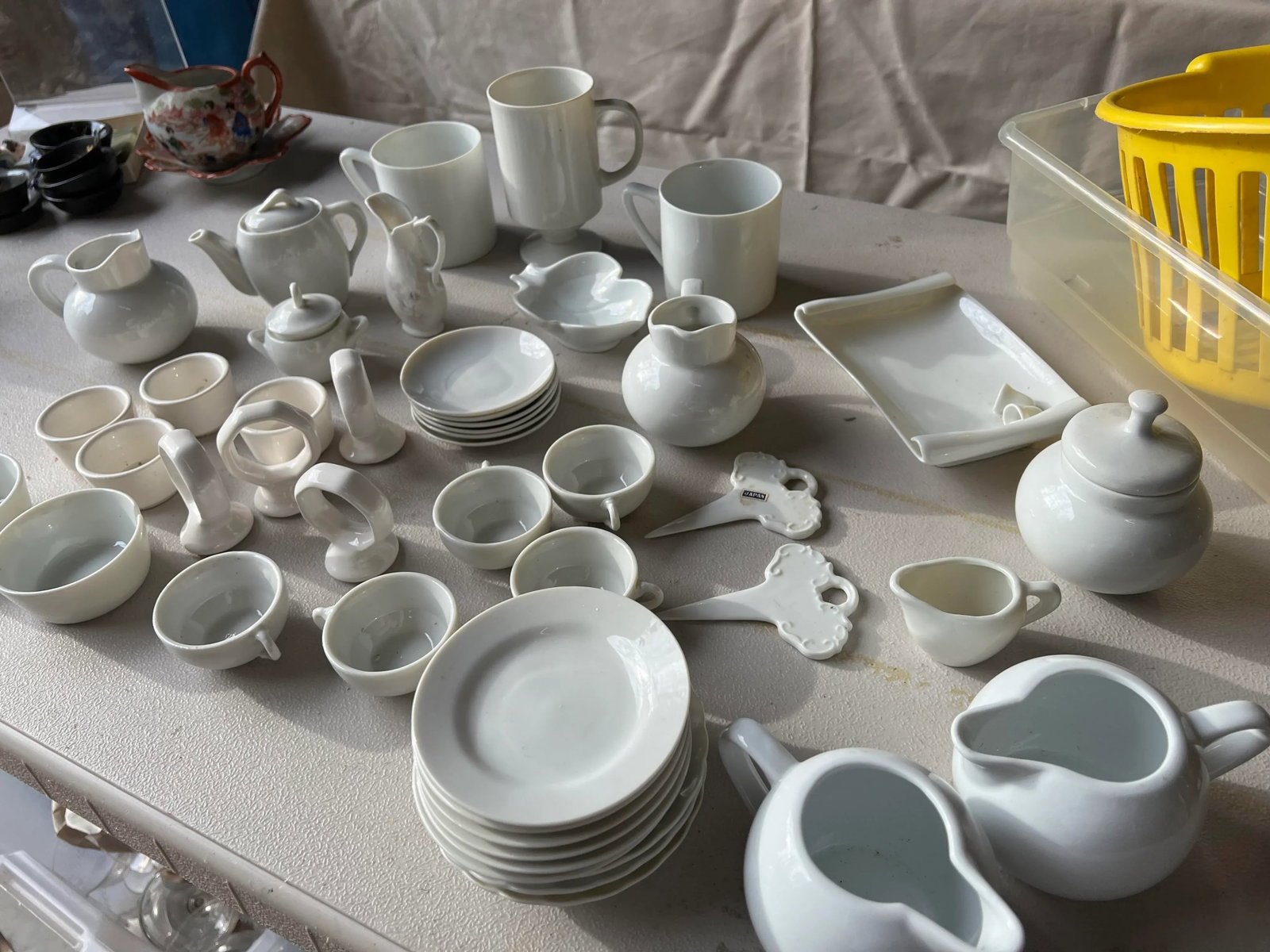 Large 1970s Collection of Japan White Pieces- 46 Pieces - 4