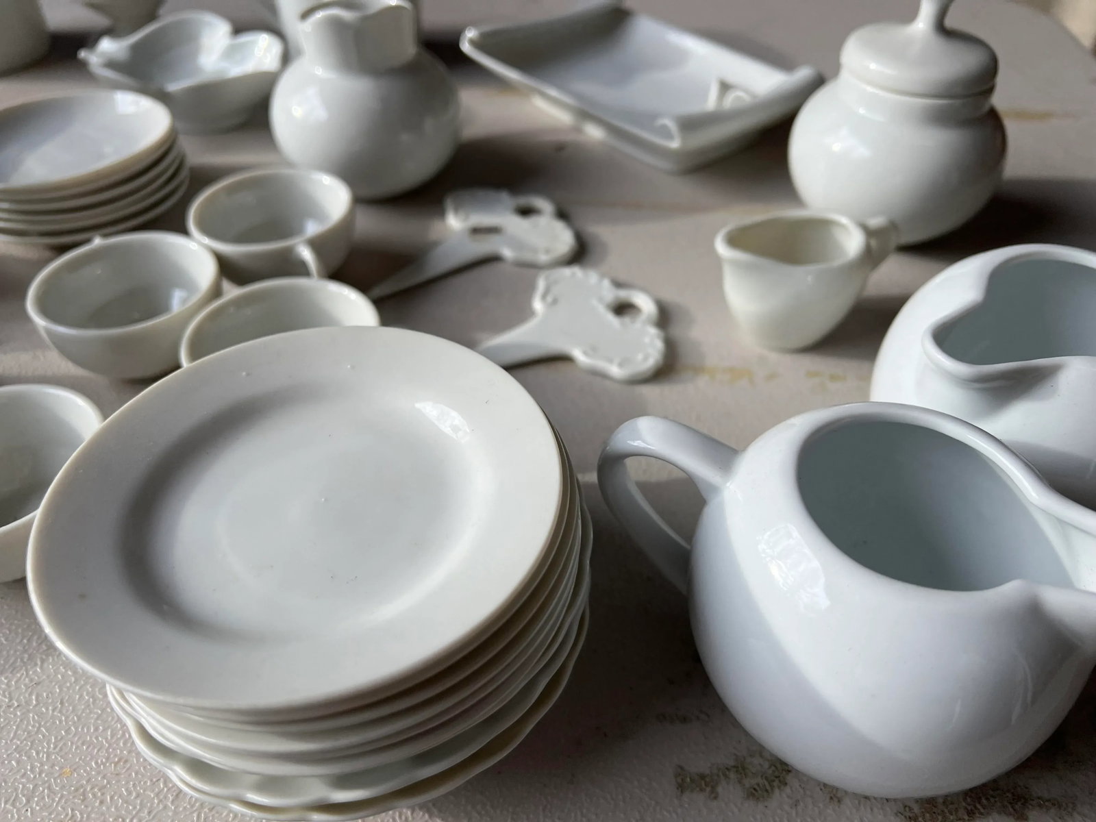 Large 1970s Collection of Japan White Pieces- 46 Pieces - 6