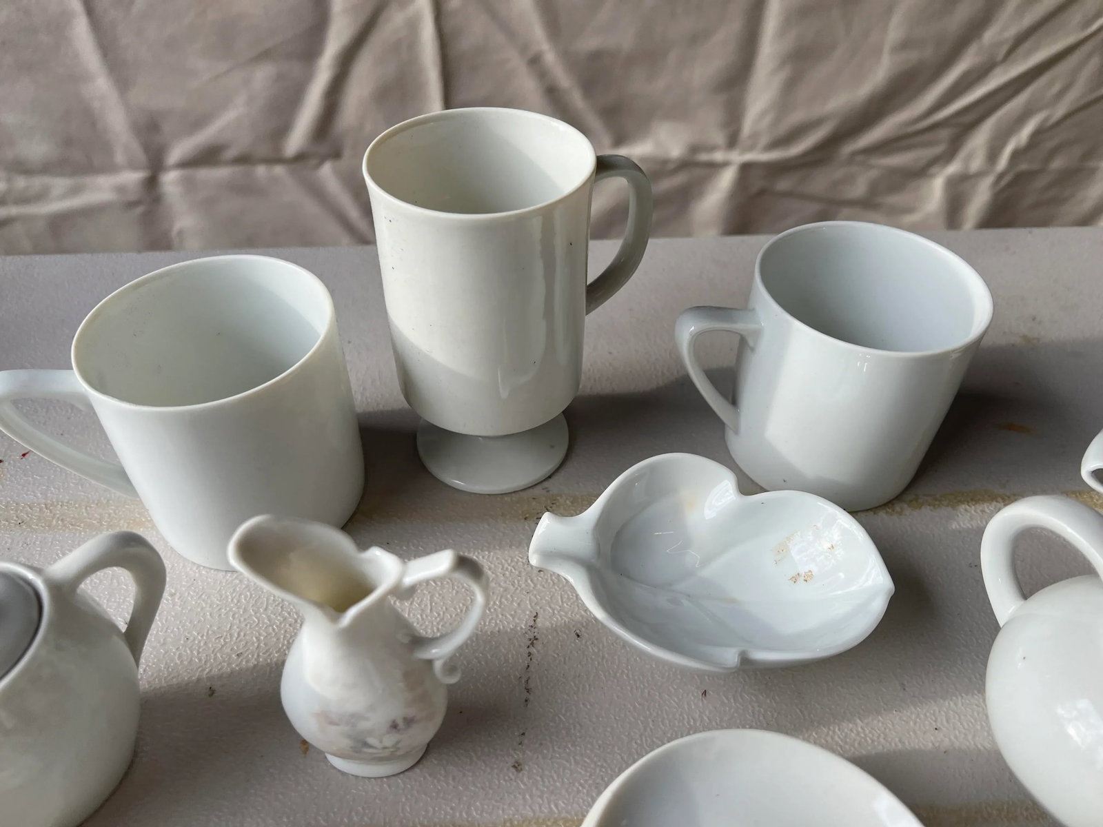 Large 1970s Collection of Japan White Pieces- 46 Pieces - 8