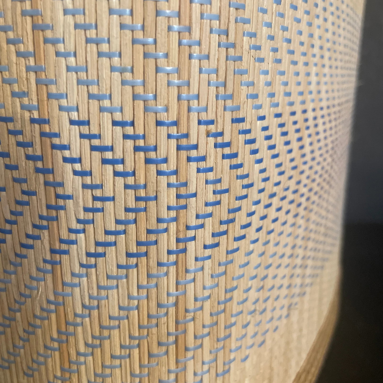 Mid 20th Century Raffia Covered Ice Bucket - 7
