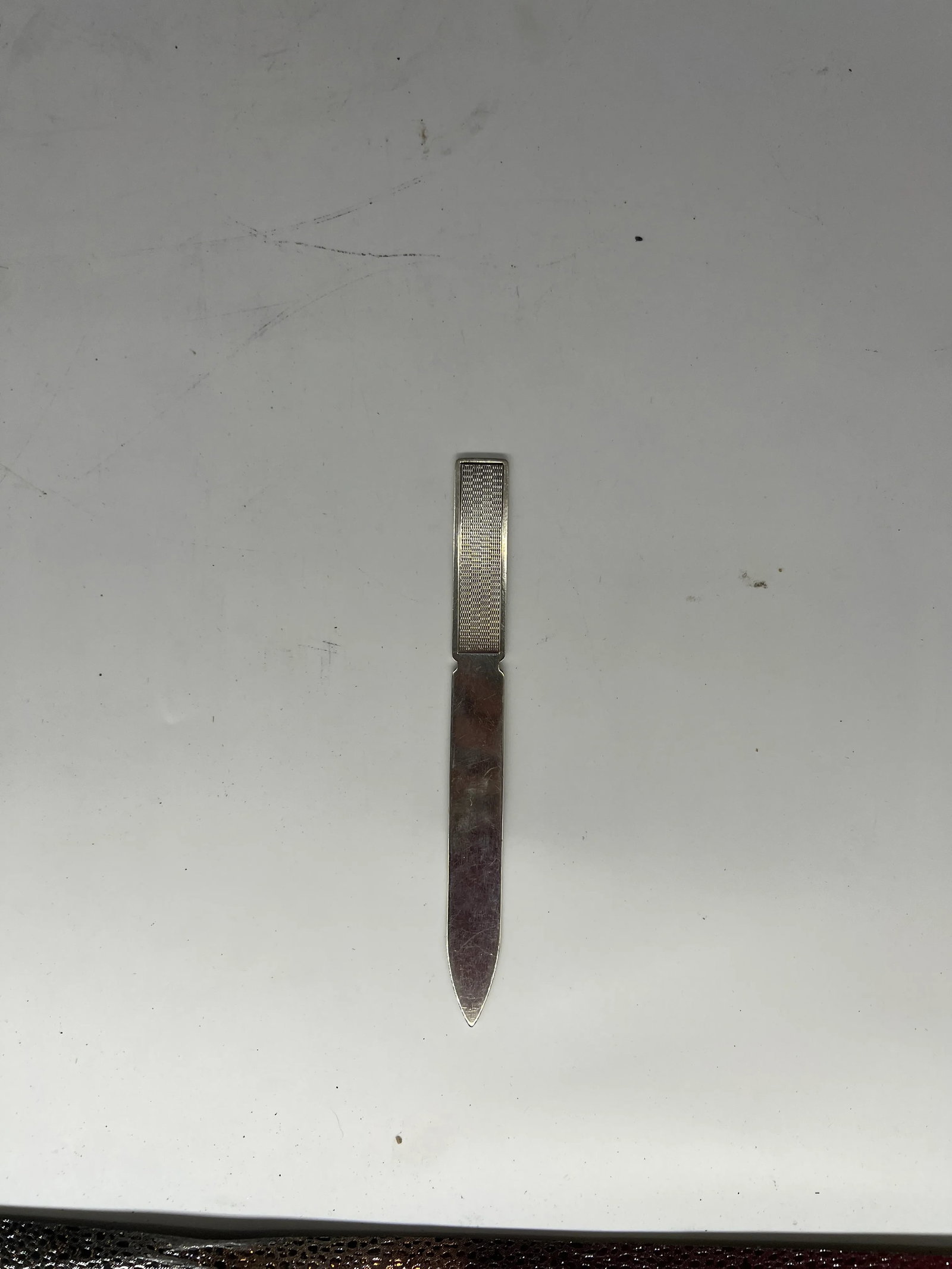 Edwardian Style Engine Turned Letter Opener Sterling Silver Ari D Norman - 2004 - 4