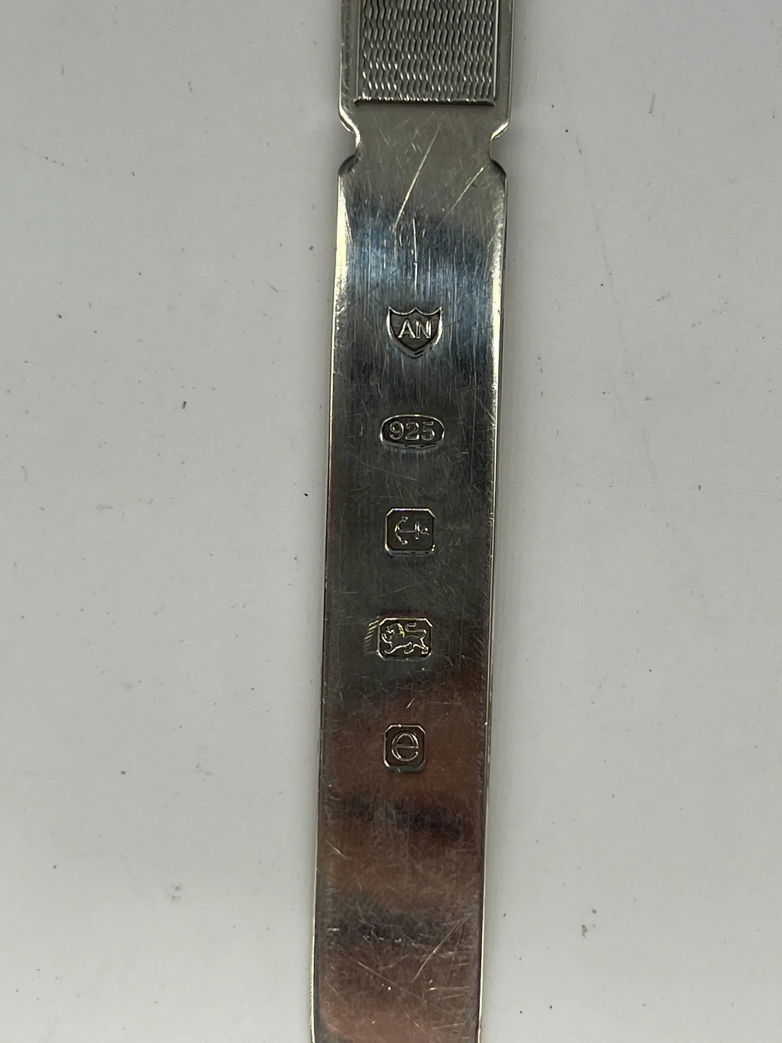 Edwardian Style Engine Turned Letter Opener Sterling Silver Ari D Norman - 2004 - 5