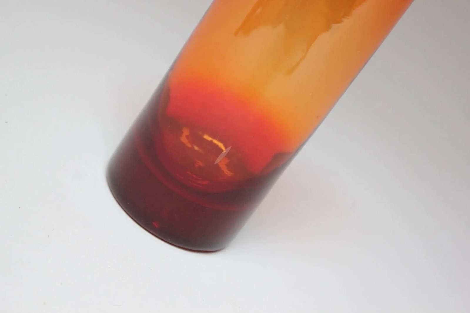 Vintage Italian Amberina Decanter With Stopper - 11