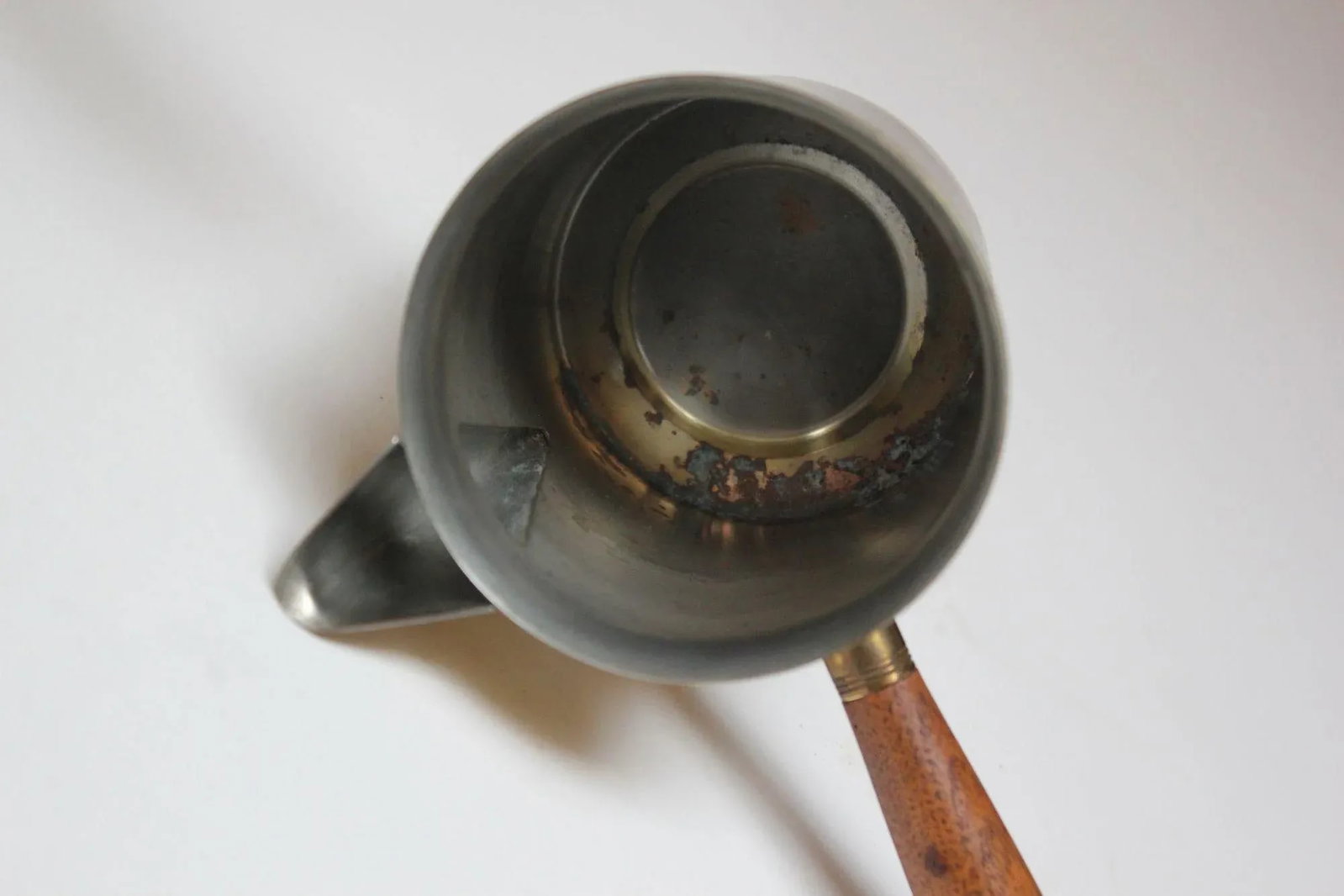 Vintage Georges Briard "El Dorado" Enamel and Brass Tea/Coffee Service - 8