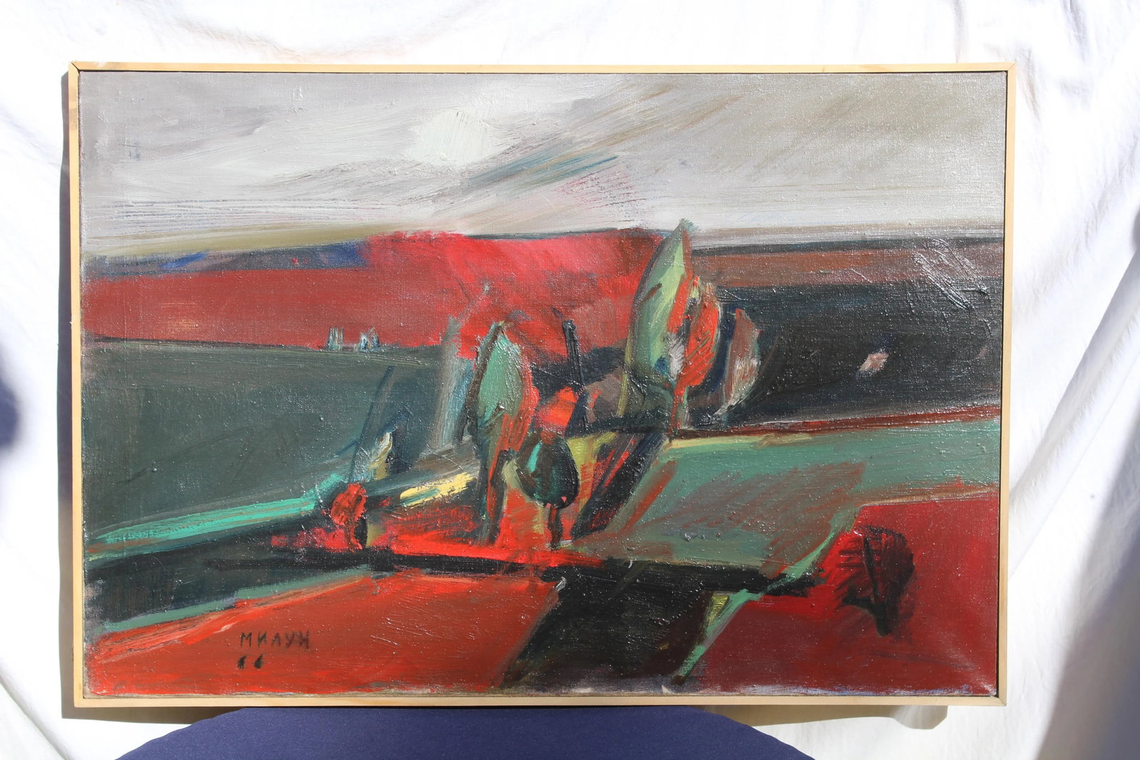 Belgrade "Vece" Oil Painting by Milun Mitrovic - 3