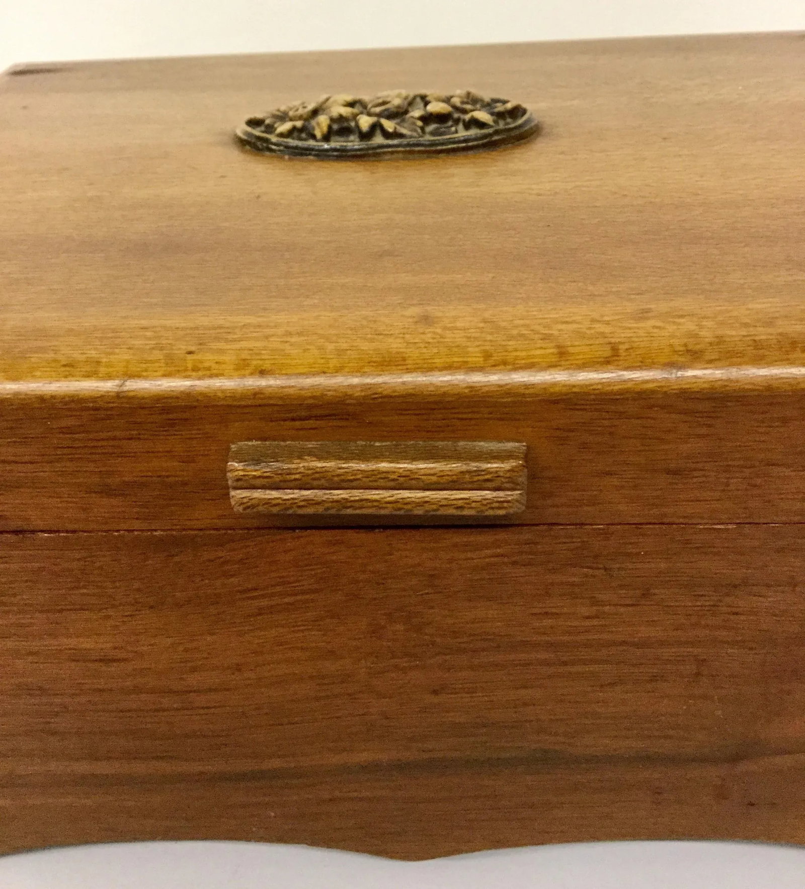 Antique Wooden Treasure Chest - 3