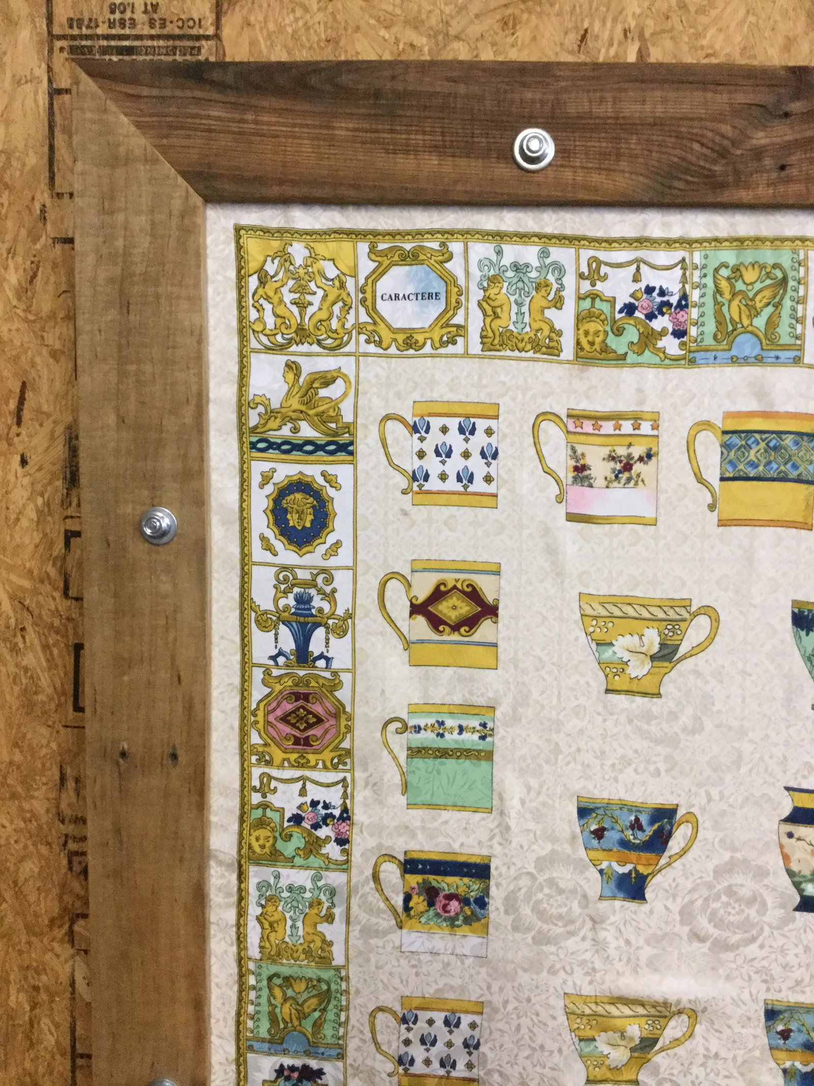 Custom Repurposed Wood Frame for Scarves - 7